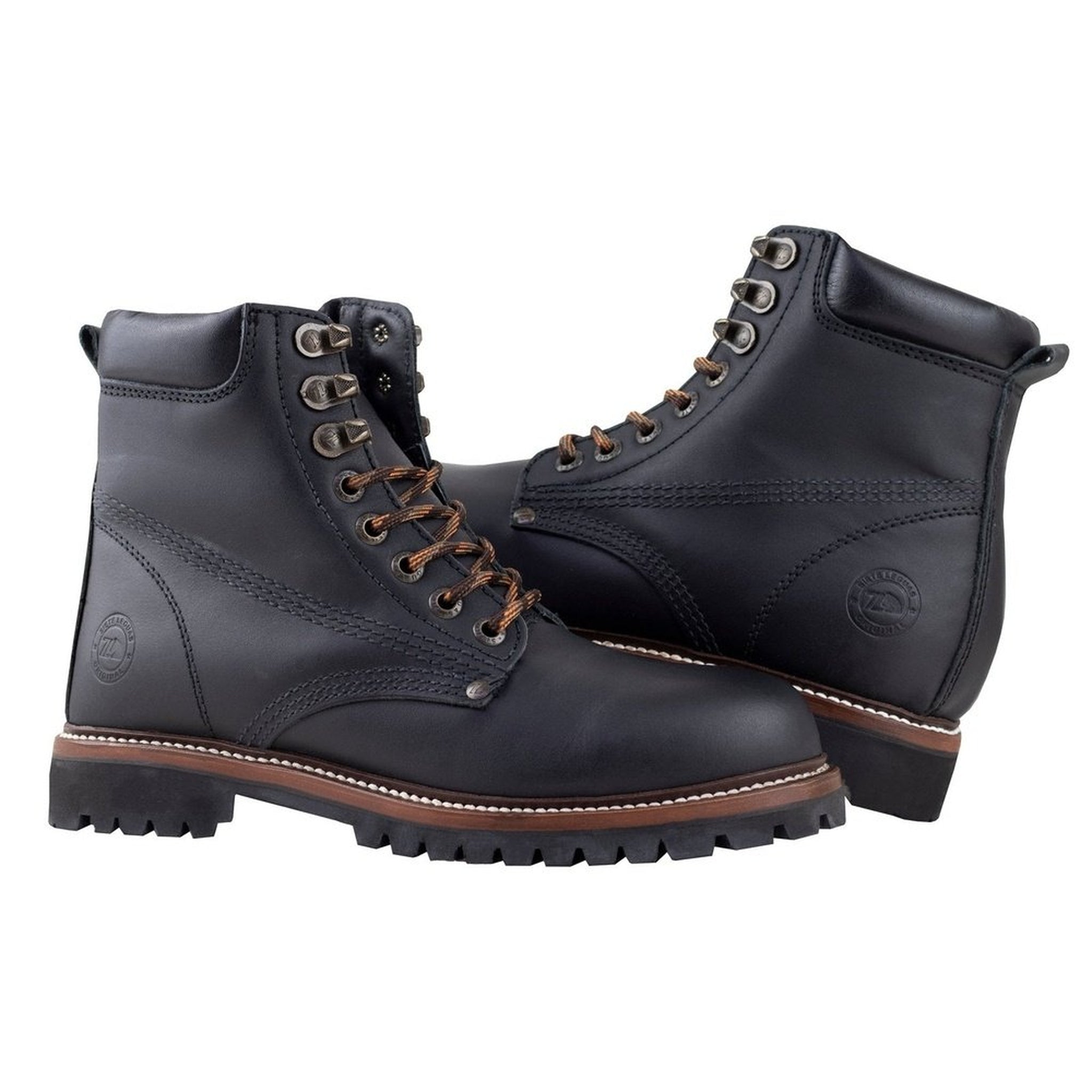 Botas Outdoor Hombre Siete Leguas 2413- C Negro Original