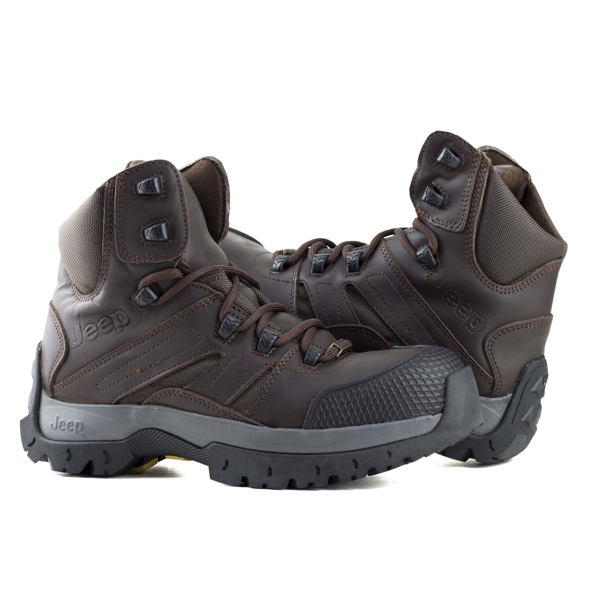Bota Industrial Dieléctrica Tipo II + III PP+D Caballero Jeep 3567 Café