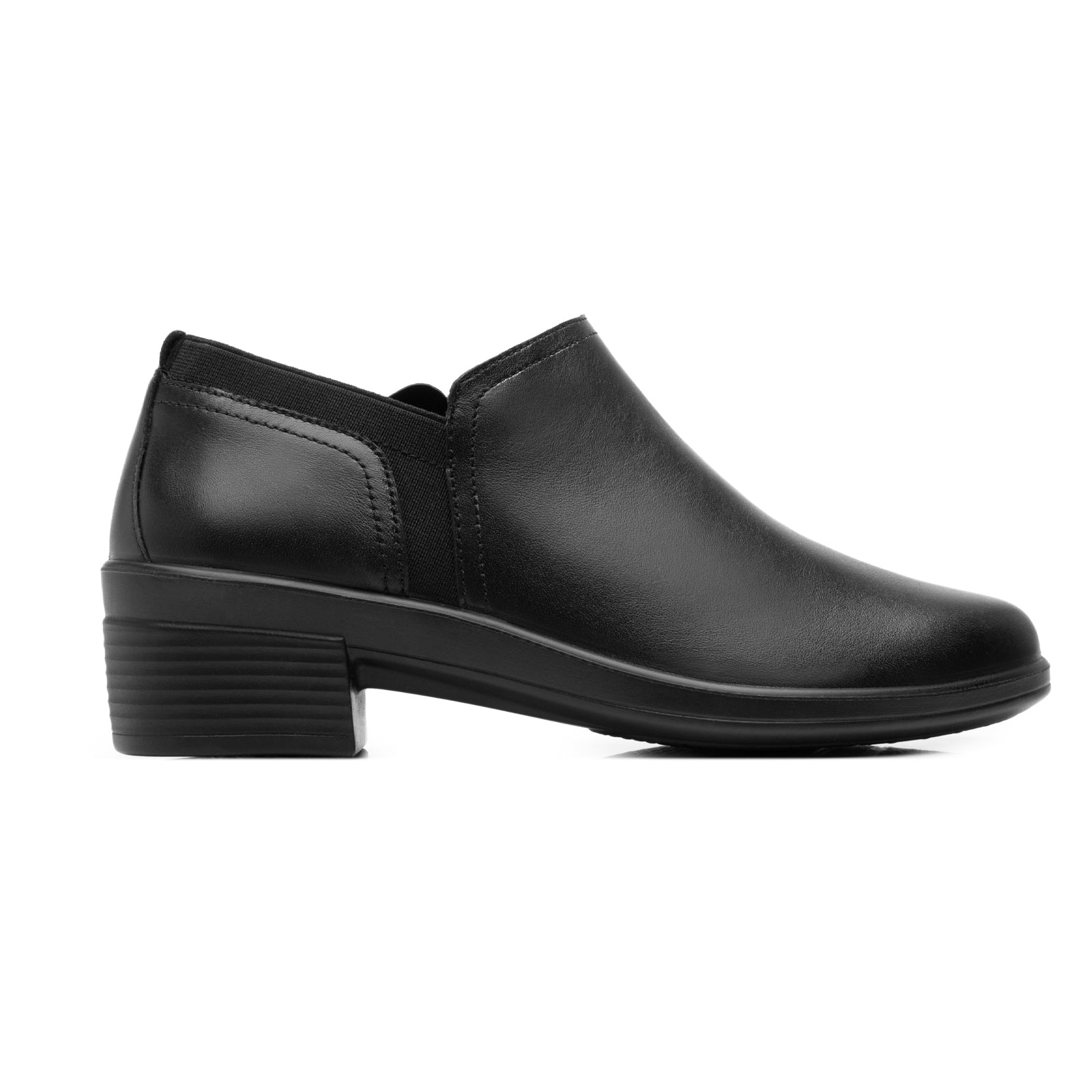 Botín Tacón Bajo Casual Para Dama Flexi 130009 Negro