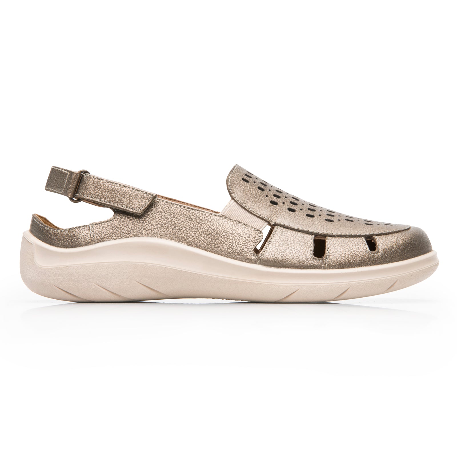 Sandalia Huarache Confort Casual Para Dama Flexi 128706 Antimonio
