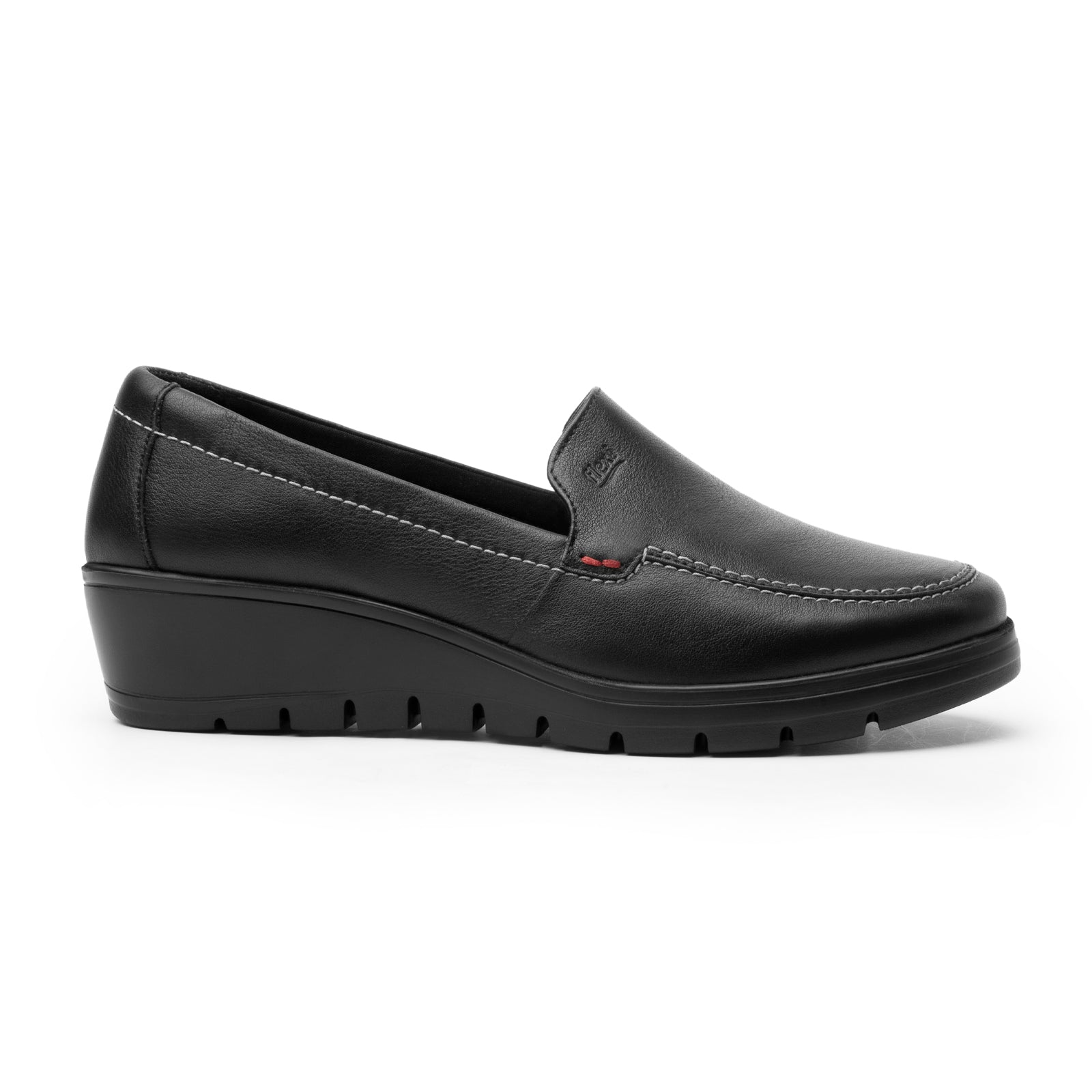 Loafer Con Plataforma Para Dama Flexi Cataleya 104806 Negro