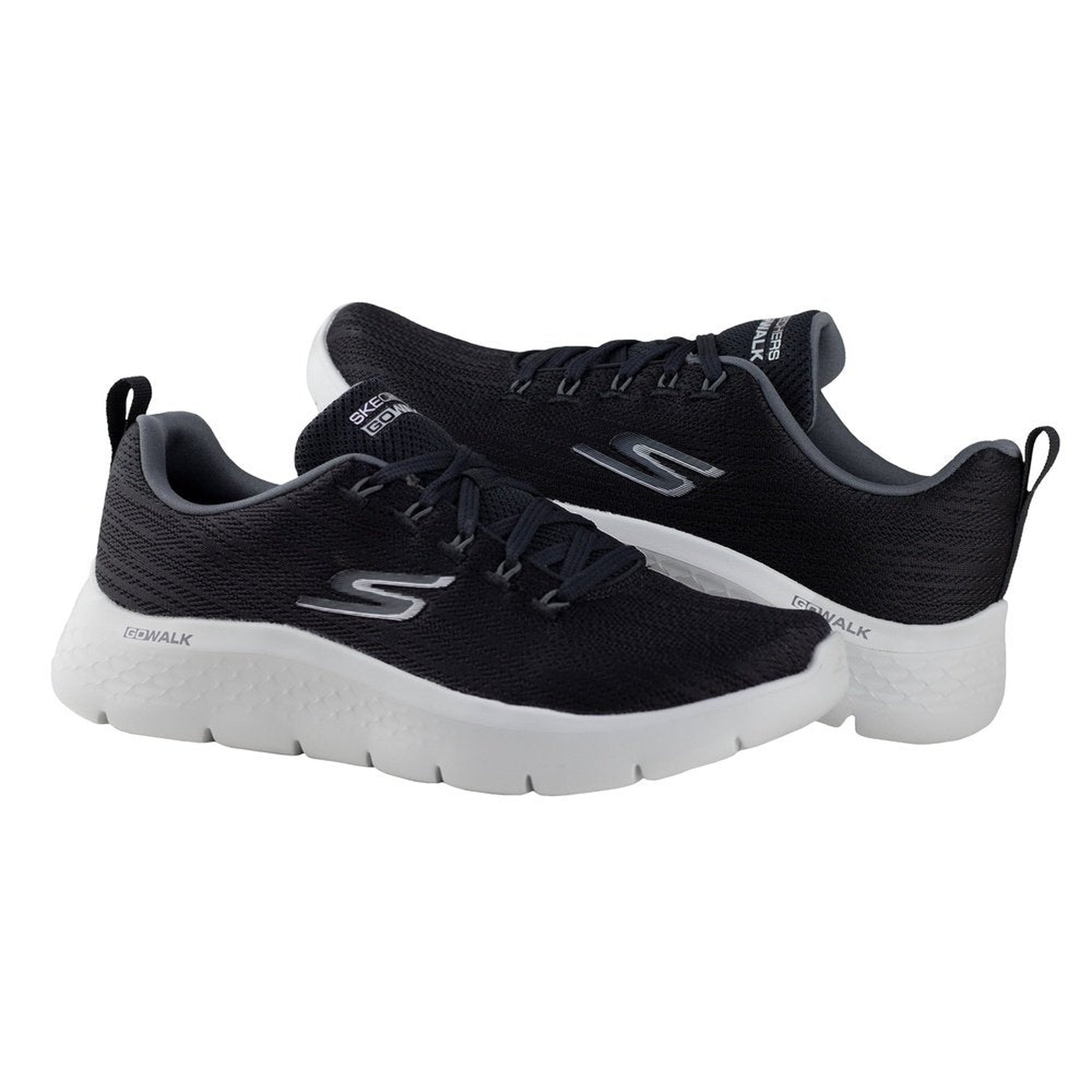 Tenis Skechers GoWalk Flex Quota Caballero 216481x Negro Gris