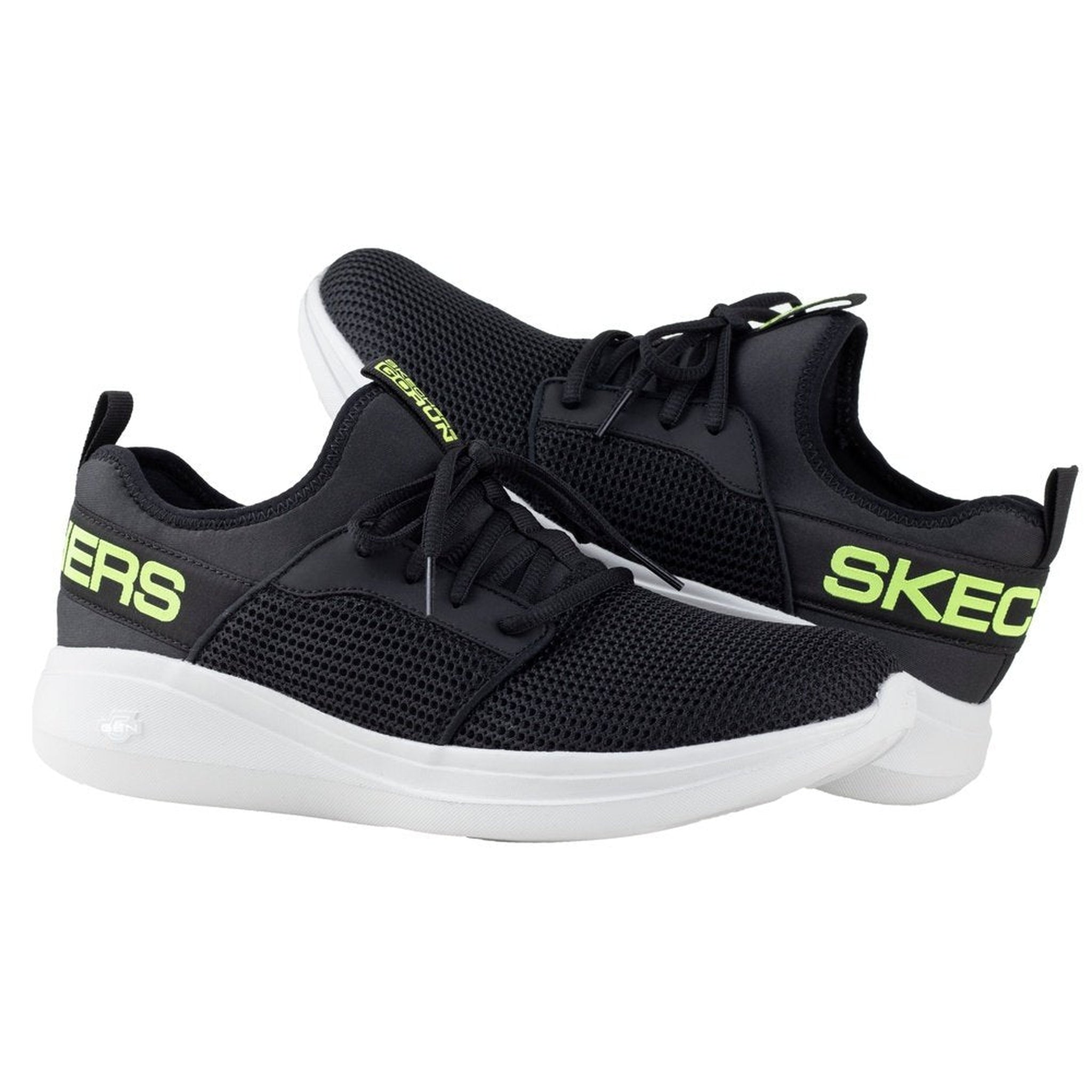 Tenis Skechers GoRun Fast Caballero 55103 Negro Limón