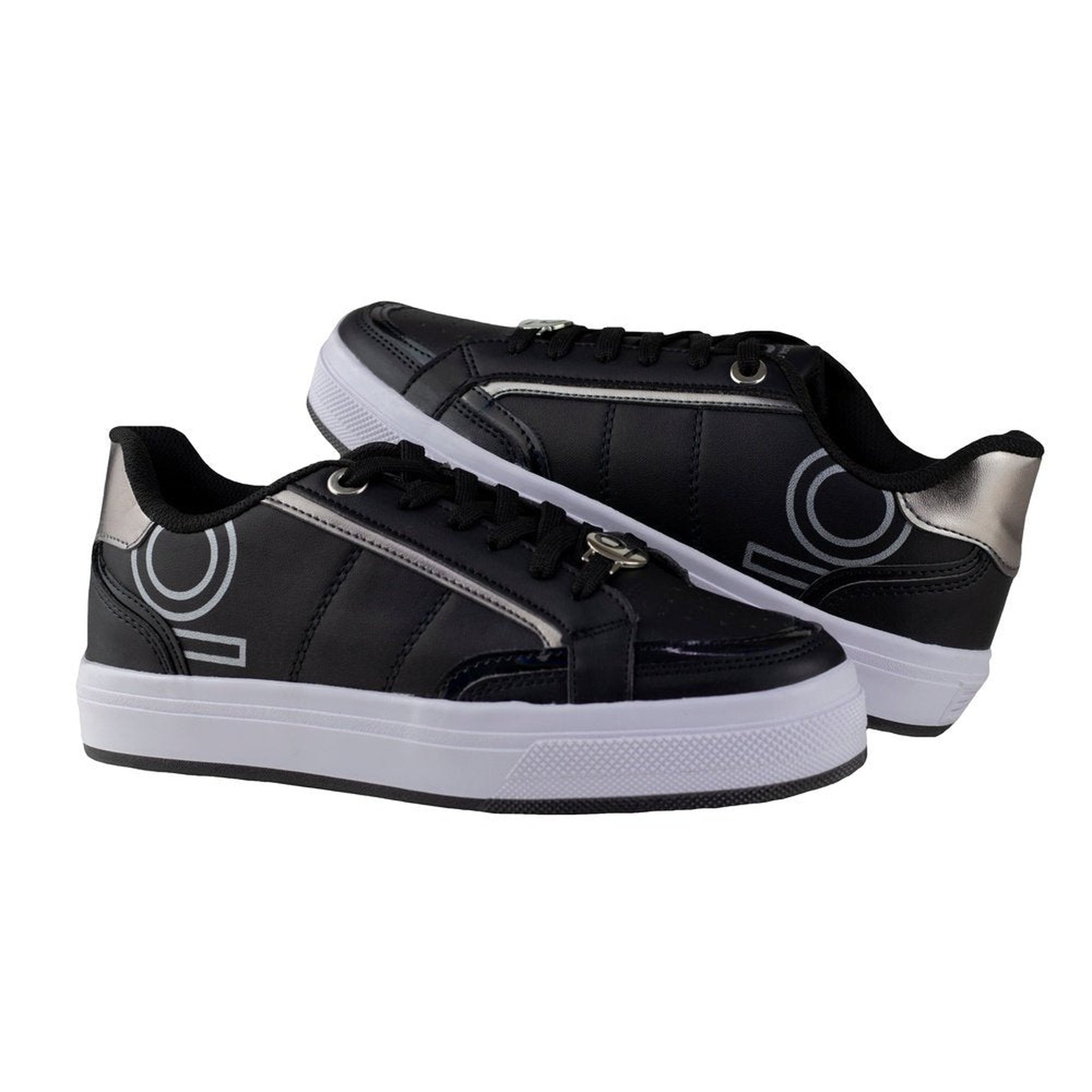 Tenis Sneaker Negro Mujer Capa De Ozono Choclo 652401 Moda