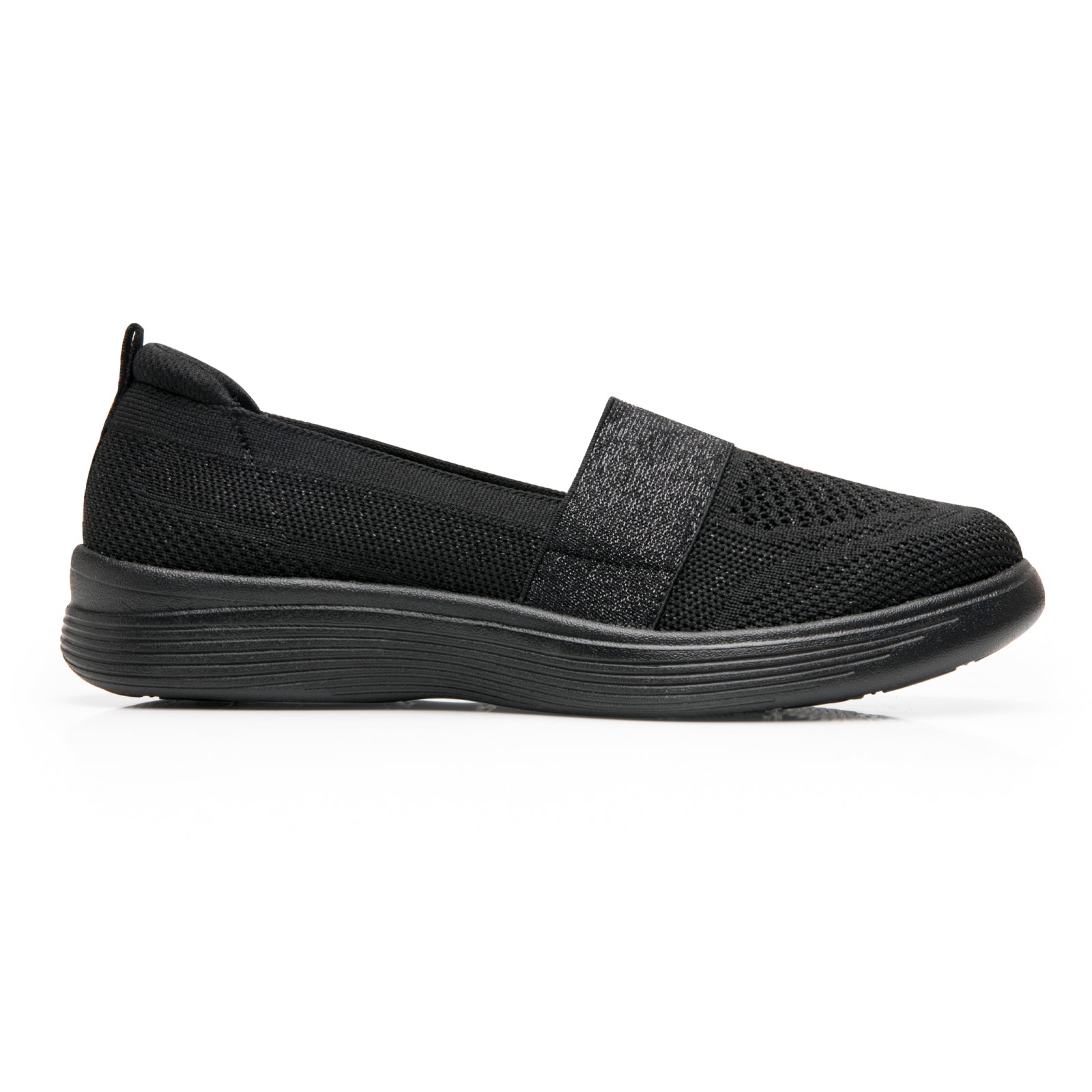 Tenis Sneaker Casual Cómodos Para Dama Flexi 104932 Negro