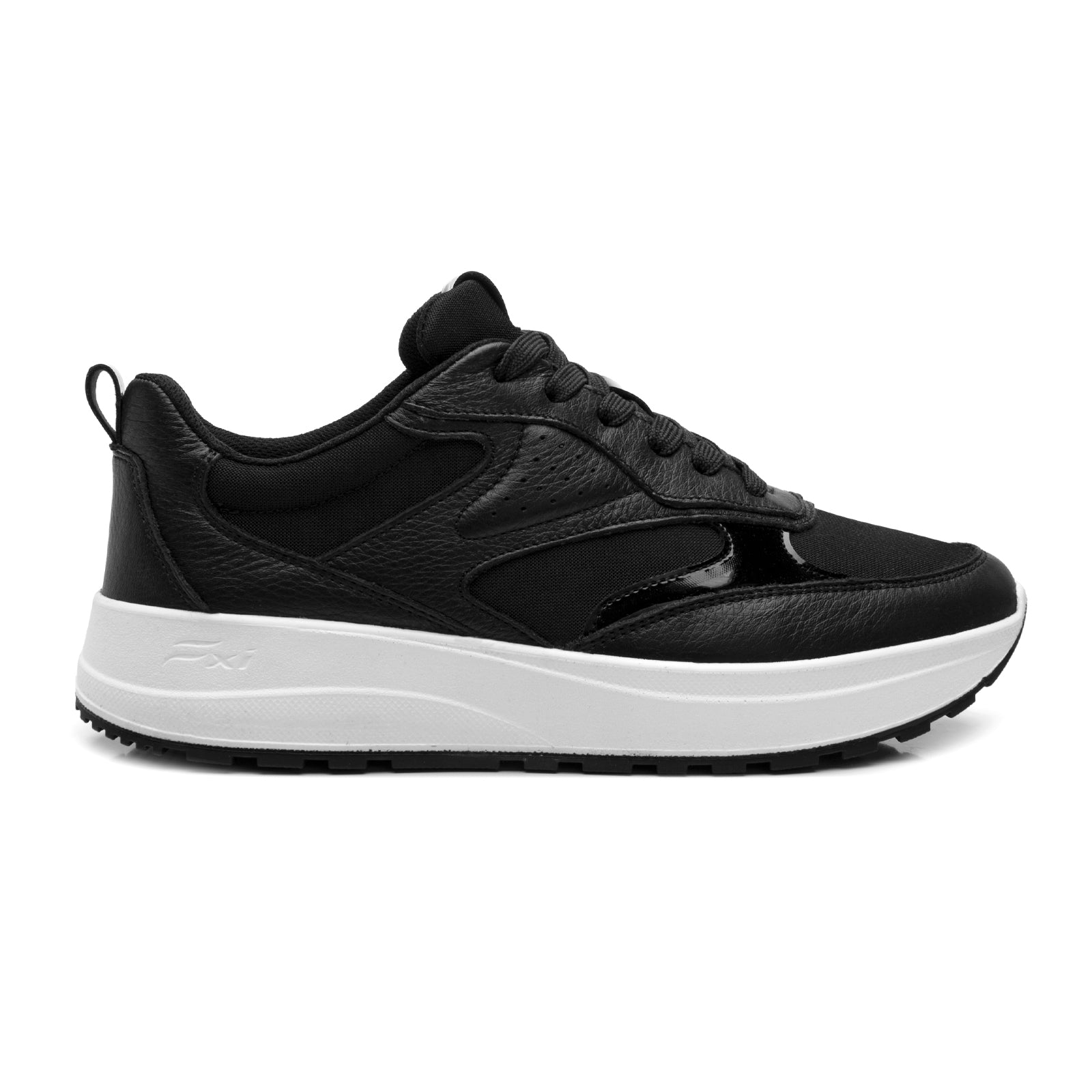 Tenis Casual Cómodos Para Dama Flexi 117210 Negro