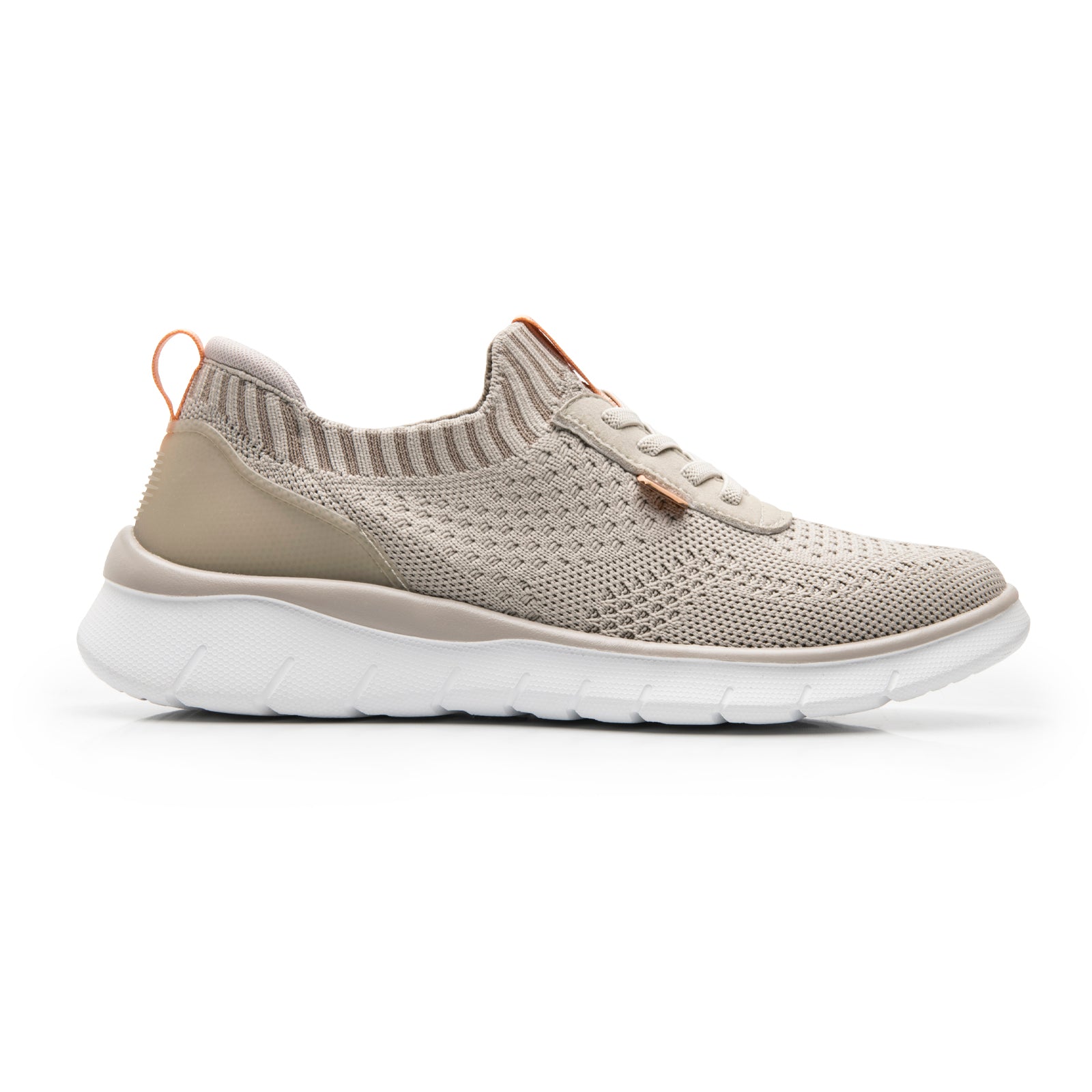 Tenis Running Casual Confort Para Dama 125616 Beige