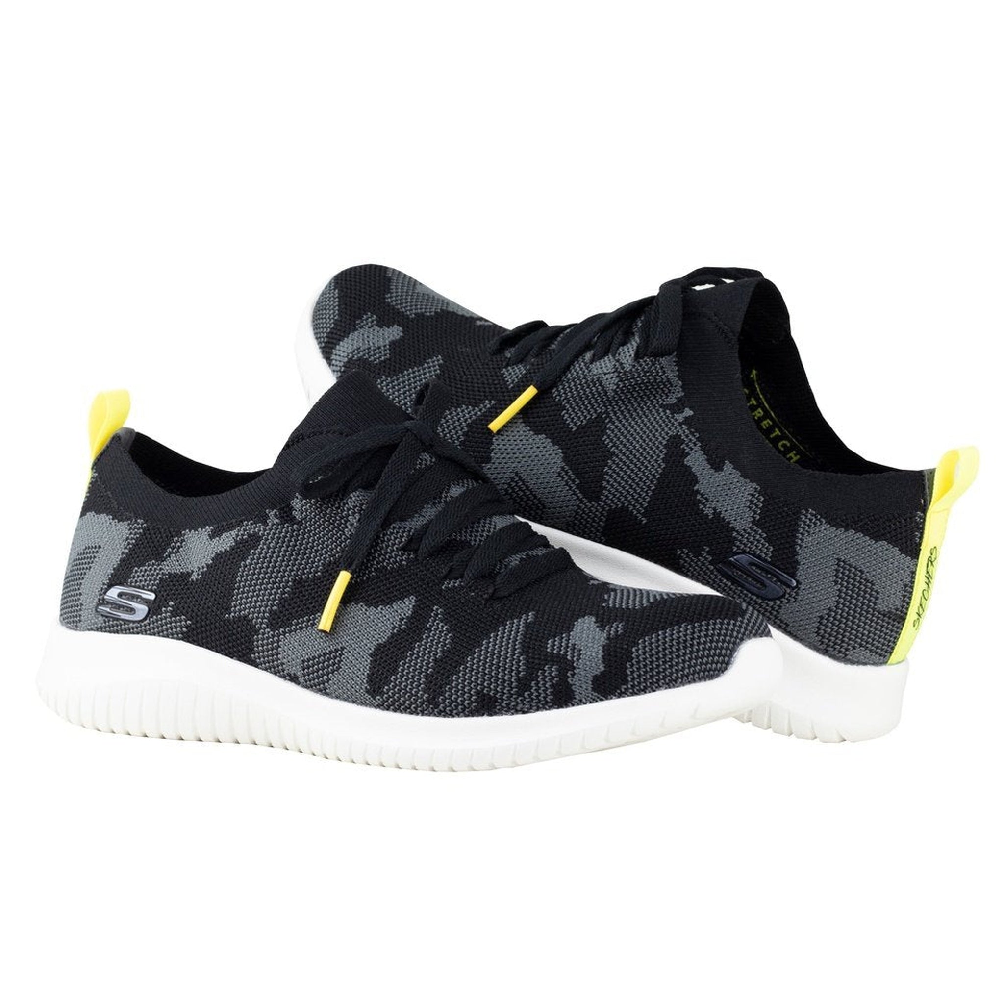 Tenis Skechers Ultra Flex Wild Pursue Dama 149029 Negro Gris