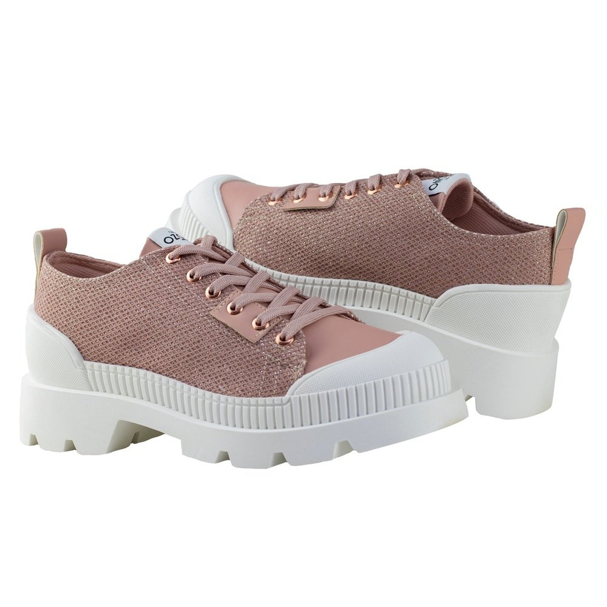 Tenis Para Mujer Urbano Plataforma Capa De Ozono 651701 Rosa