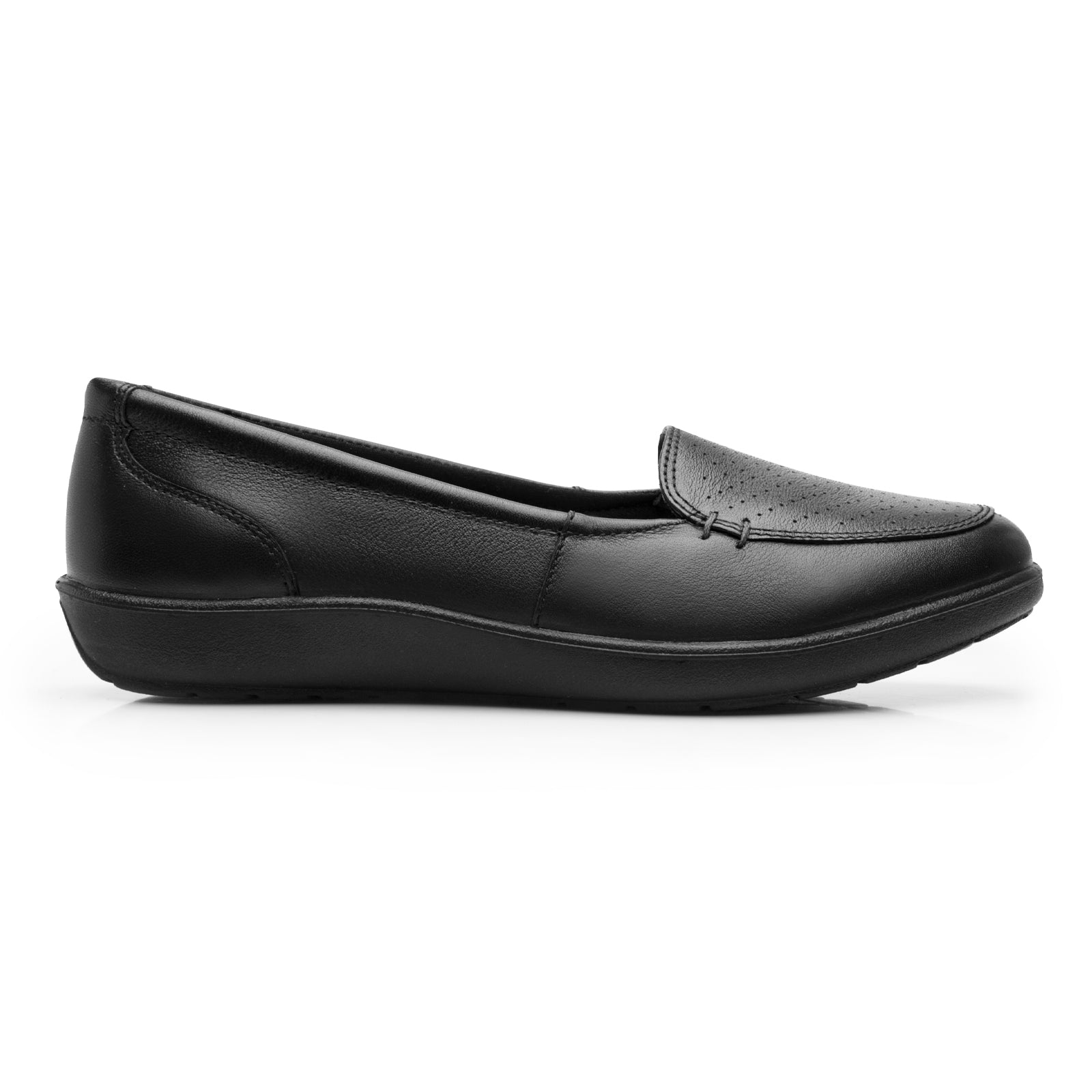 Zapato Mocasín Clásico Confort Casual Para Dama Flexi 101912 Negro