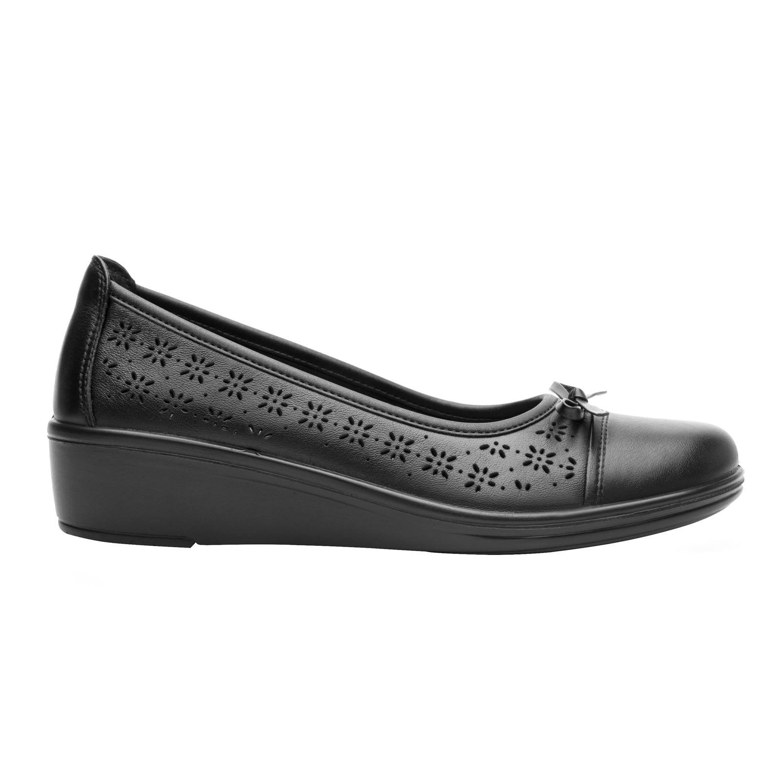 Ballerina Confort Para Dama Flexi Castaña 45608 Negro