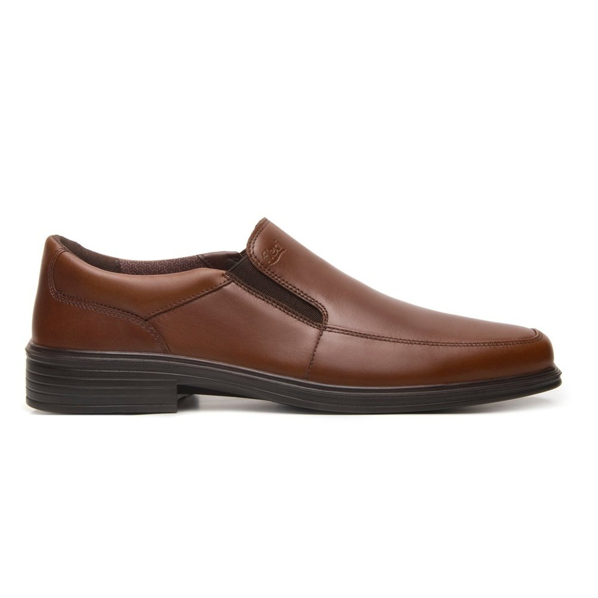 Mocasines Semi Vestir Hombre Flexi 406409 Marrón Shock Point