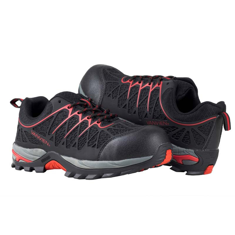 Tenis Bota Industrial Dieléctrica Tipo II + III PP+D Caballero Van Vien VVFI05 Negro