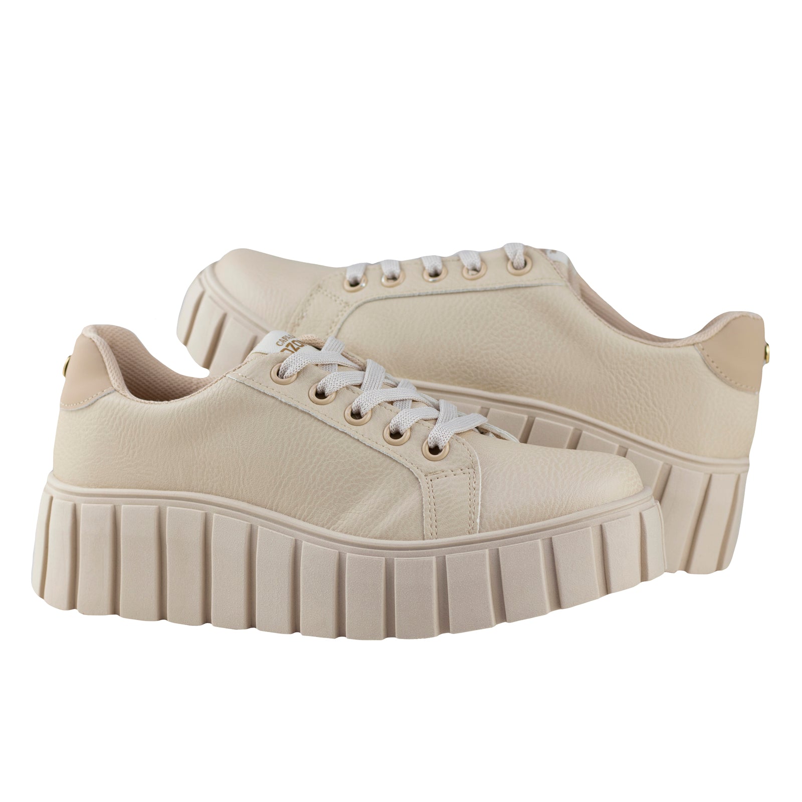 Tenis Urbano Plataforma Dama Capa De Ozono 625403 Latte