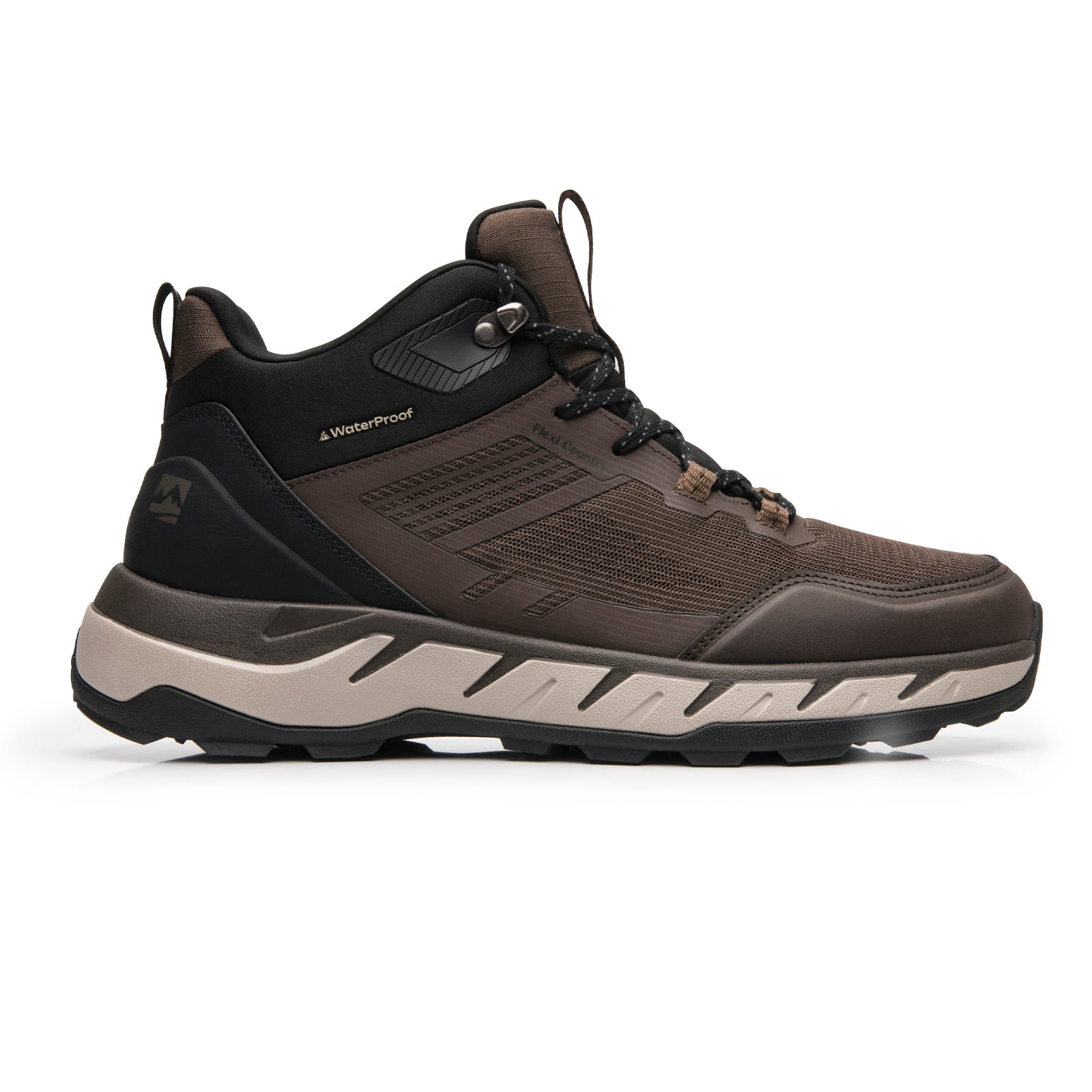 Bota Waterproof Confort Para Caballero Flexi Country 421104 Café