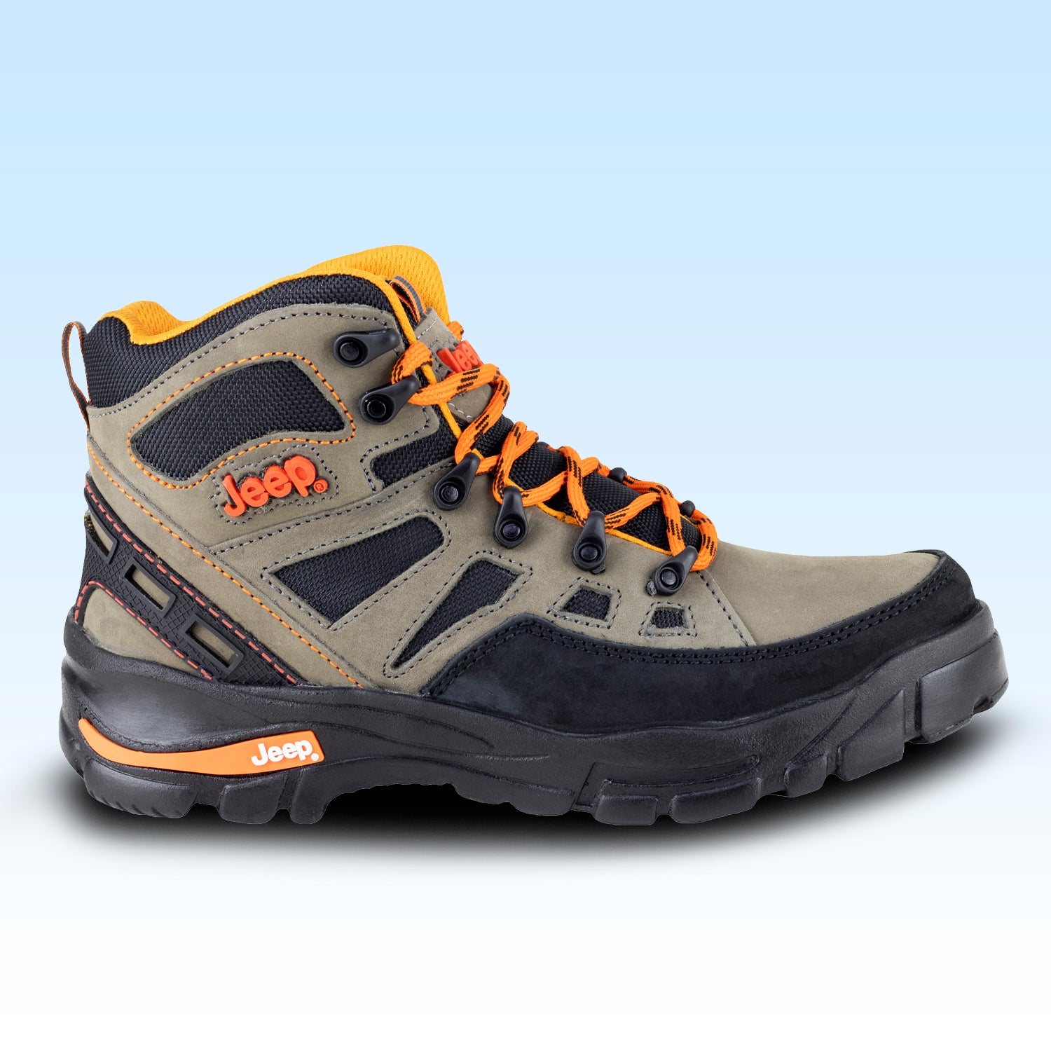 Bota Industrial Dieléctrica Tipo II + III (PP+D) Caballero Jeep Lugano 500 Gris Oxford