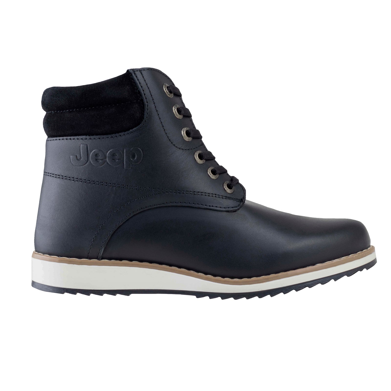 Bota Casual Dama Jeep Montana 9421 Crazy Negro