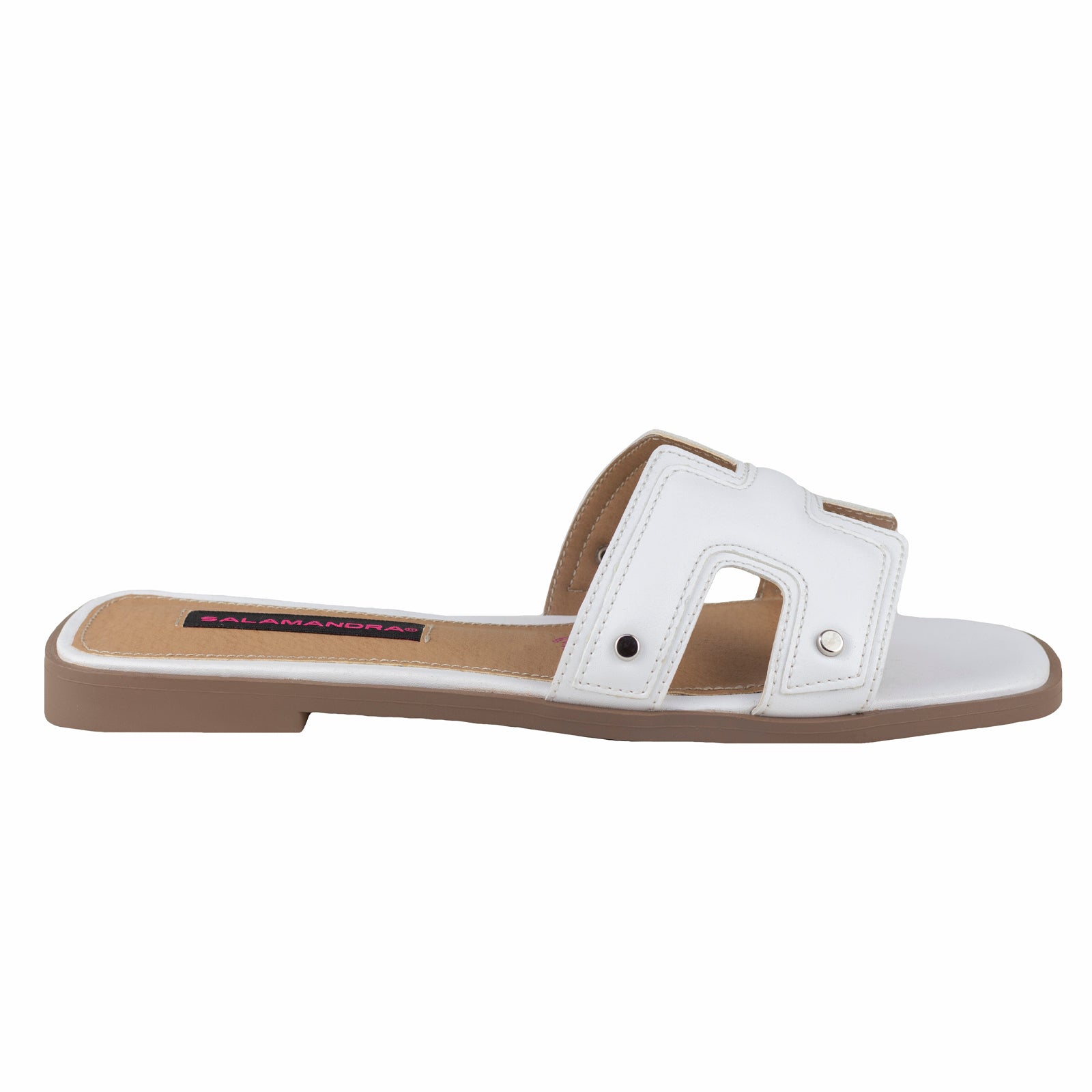 Sandalia Clásica Para Dama Salamandra 200-3956-I Blanco
