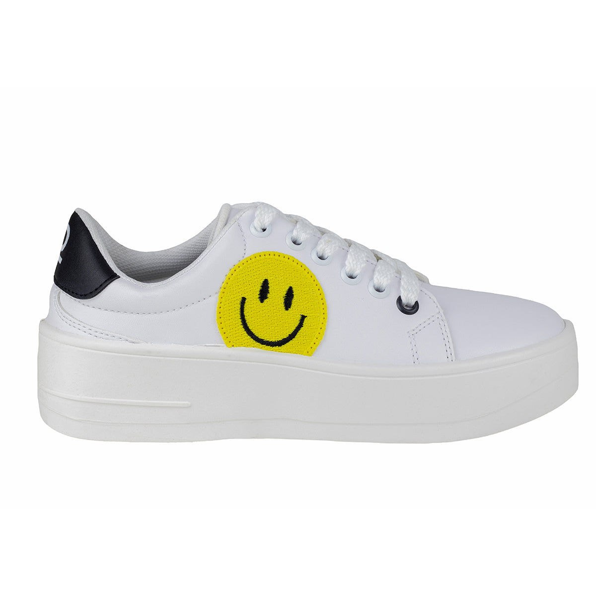 Tenis Urbano Plataforma Dama Capa De Ozono 652302 Blanco