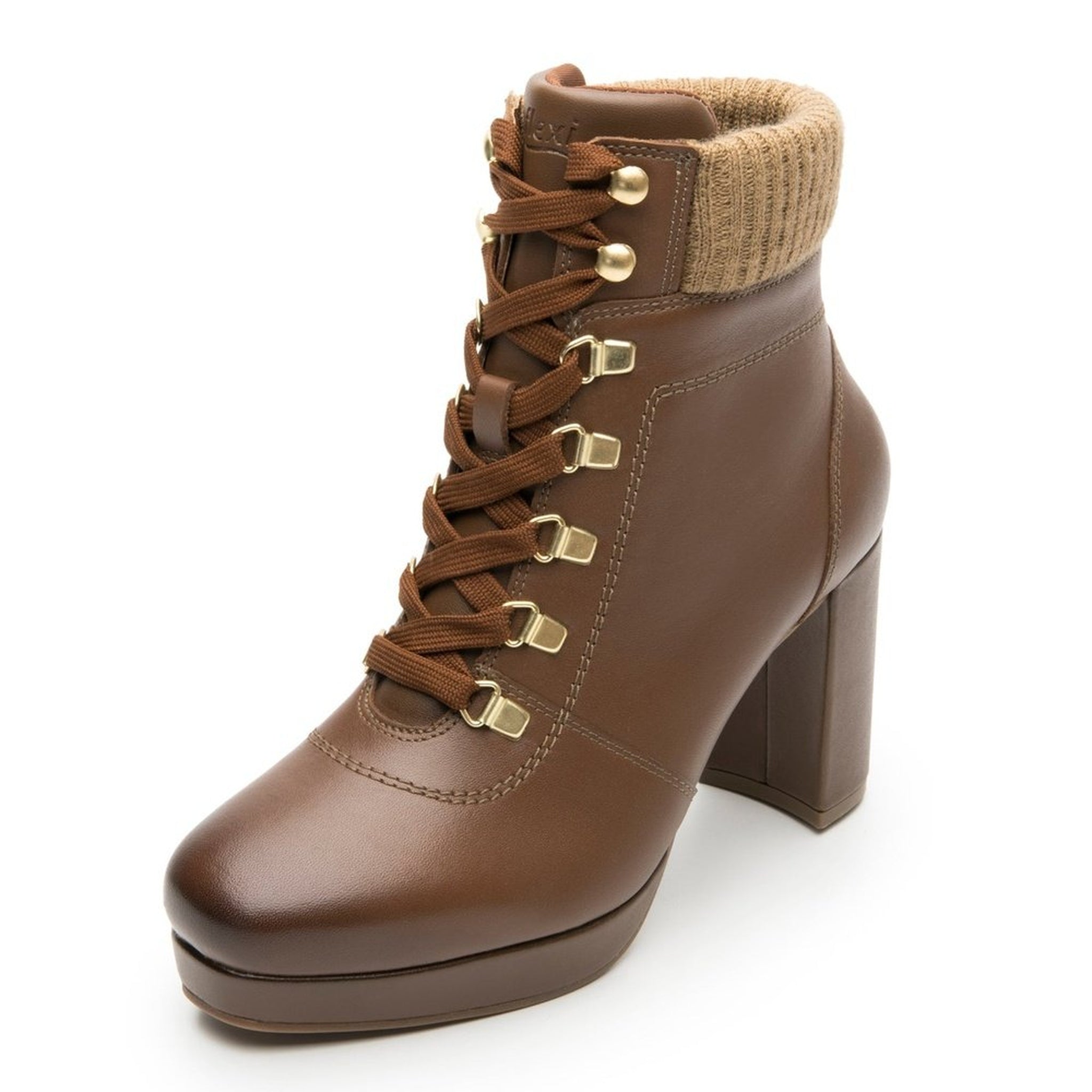 Bota de Tacón Dama Flexi Flavia 118910 Tan