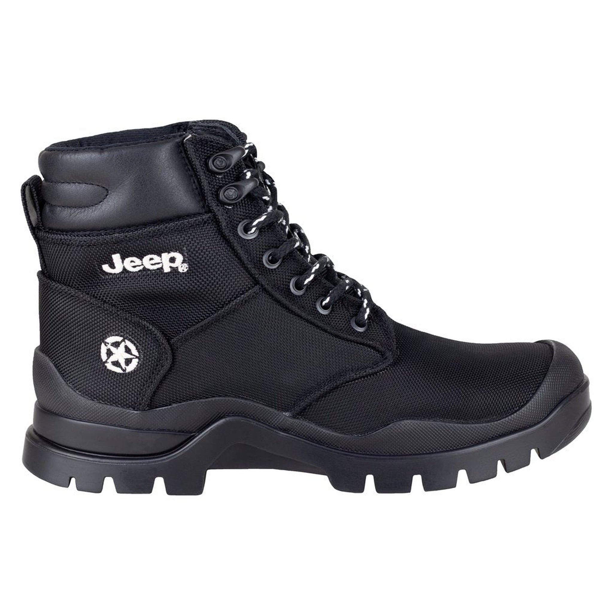 Bota Caballero Jeep 20250 Lona Waterproof Negro Original