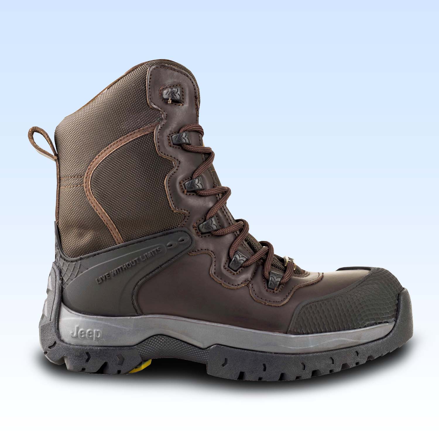 Bota Industrial Tipo II (PP) Caballero Jeep Wrangler 3561 Café