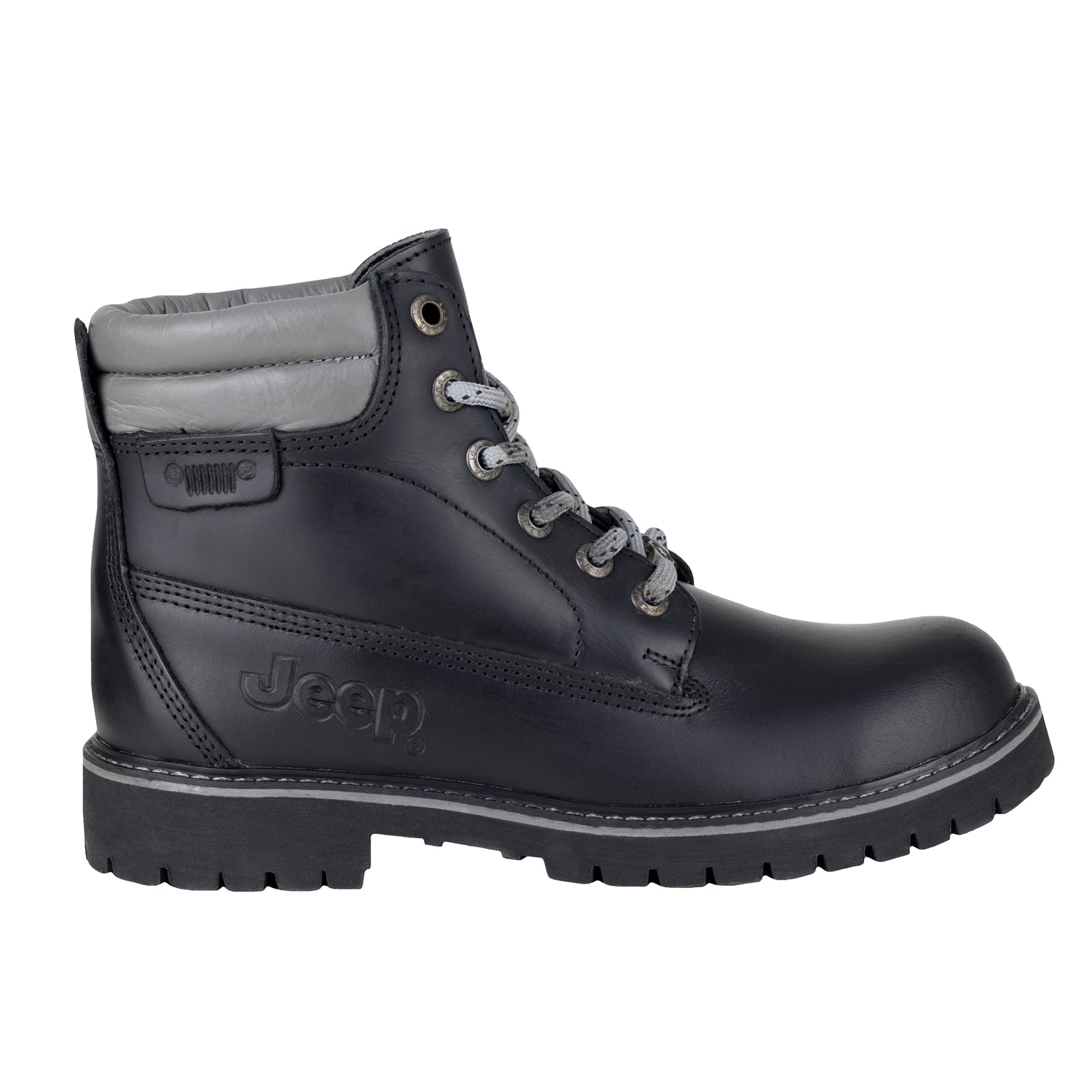 Bota Industrial Tipo II (PP) Dama Jeep Fleetvan 10750 Crazy Negro