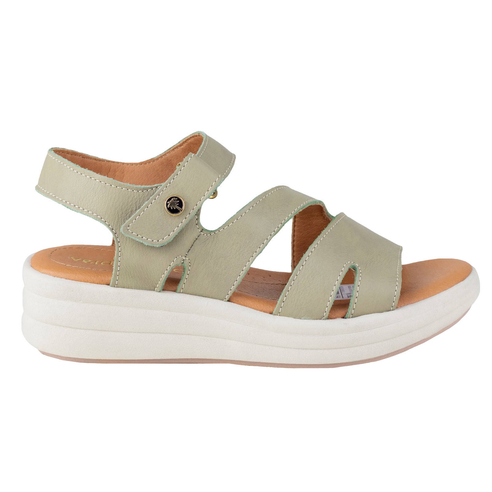 Sandalia Casual Para Dama Verde Tabaco 6042 Grey