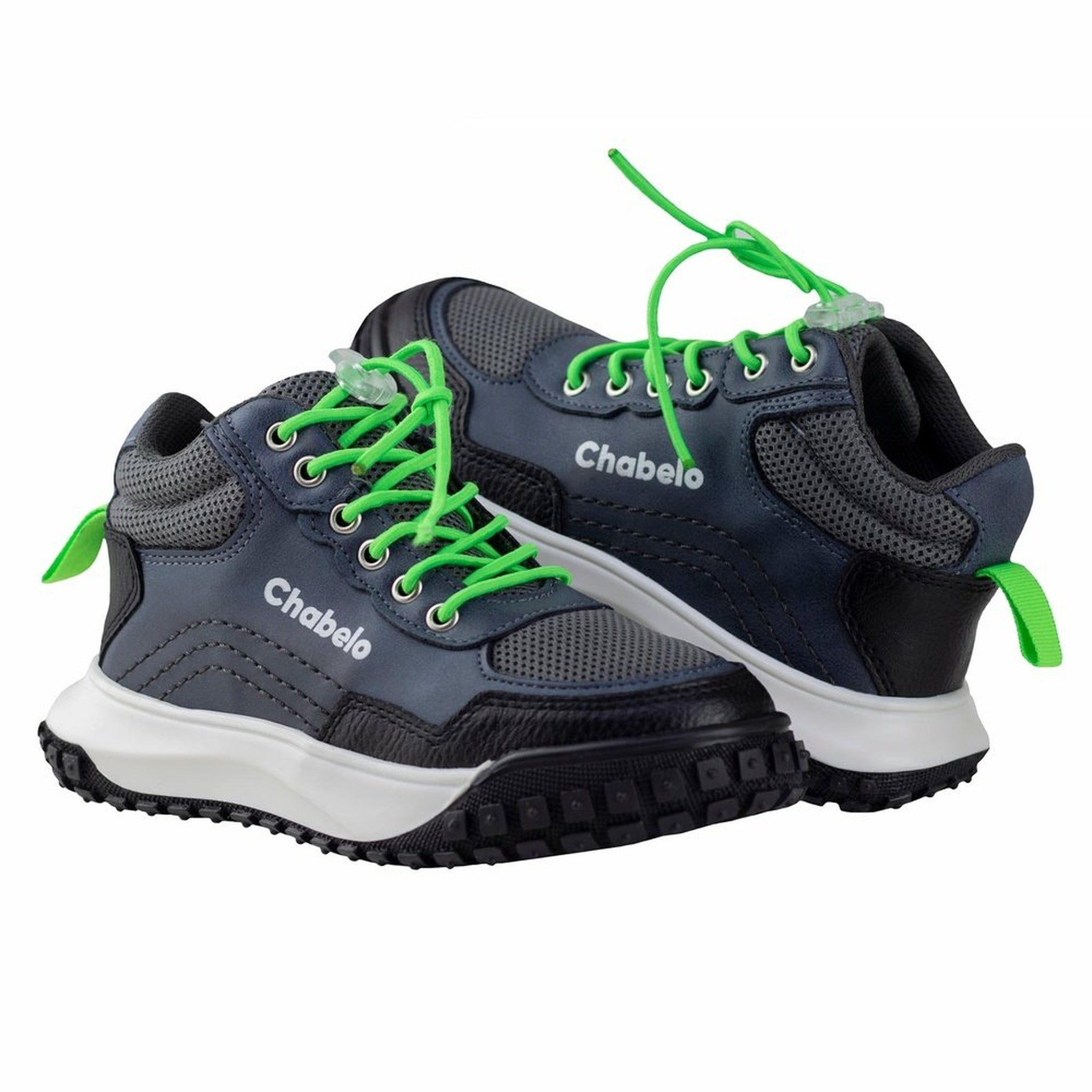 Bota Chabelo Outdoors Niño C398-I Azul Gris 21.5-24