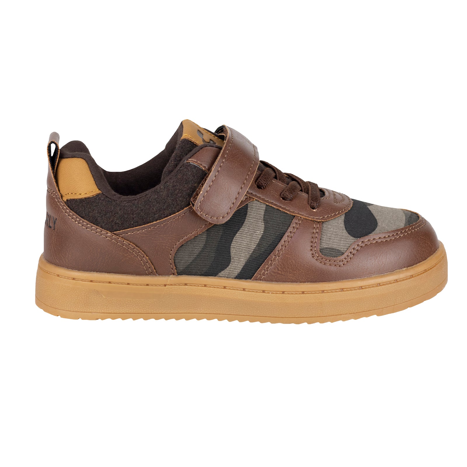 Tenis Casual Confort Charly Kids Para Niño 1079305 Café