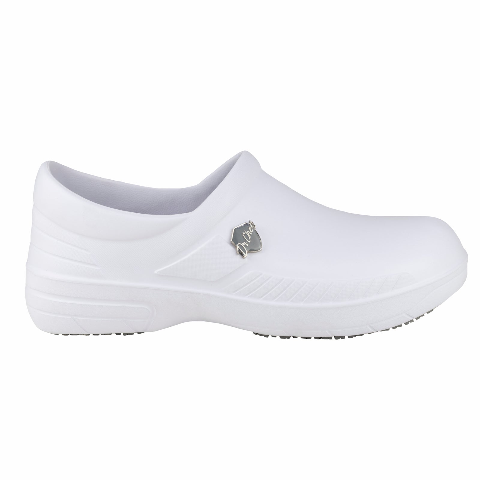 Zapato Clínico/Servicio Dama Caballero Dr. Cheff 1106 Blanco Gris