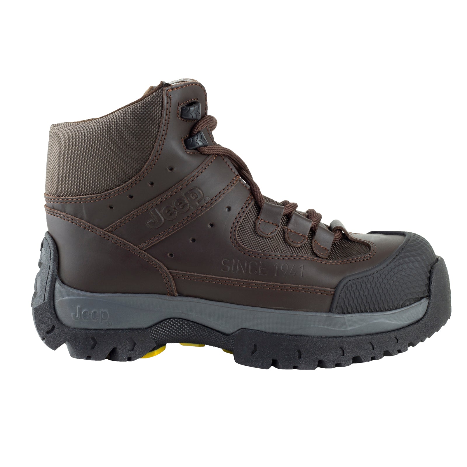 Bota Industrial Para Caballero Jeep 3565 Café