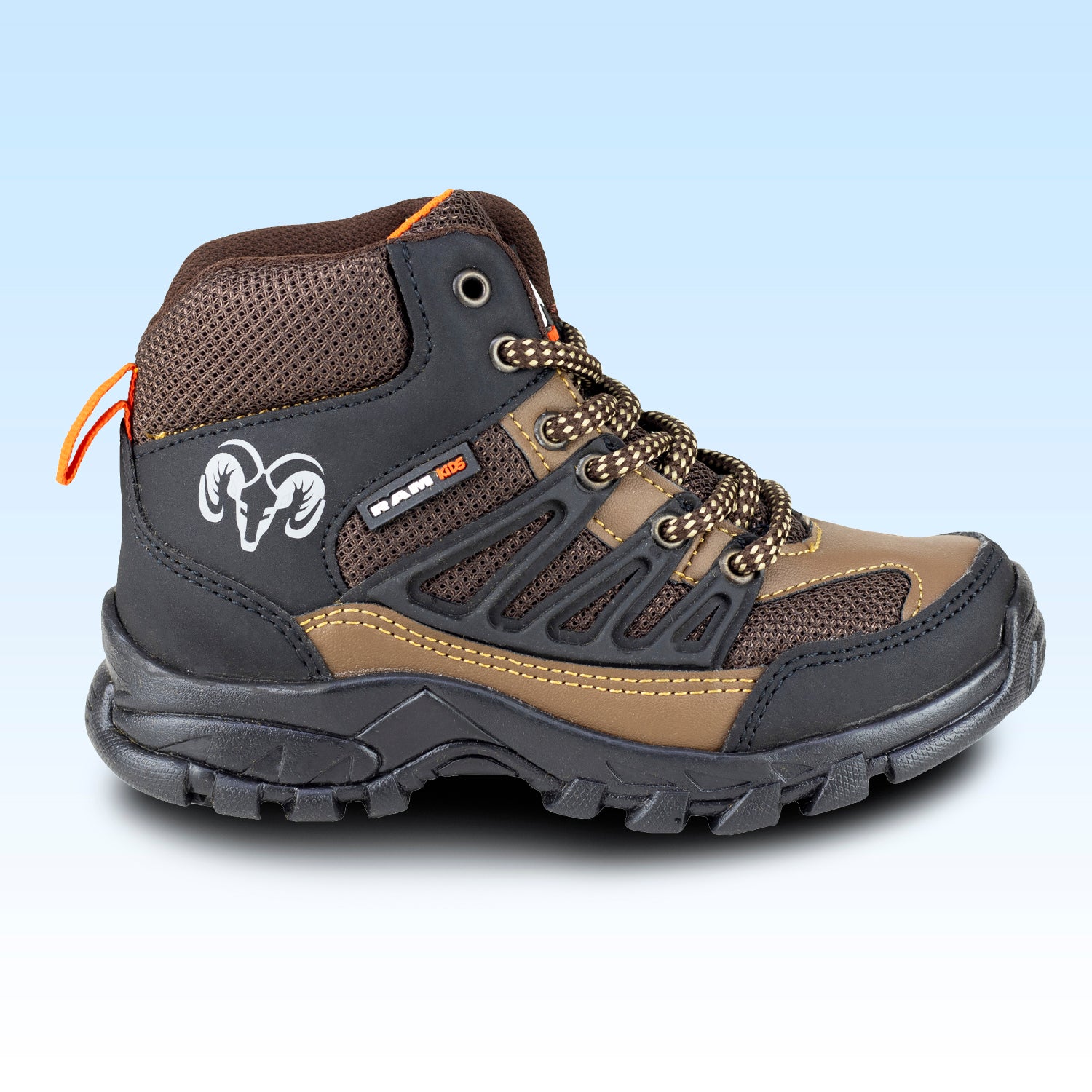 Bota Outdoor Confort Casual Para Niño New Ram Kids 546 Café