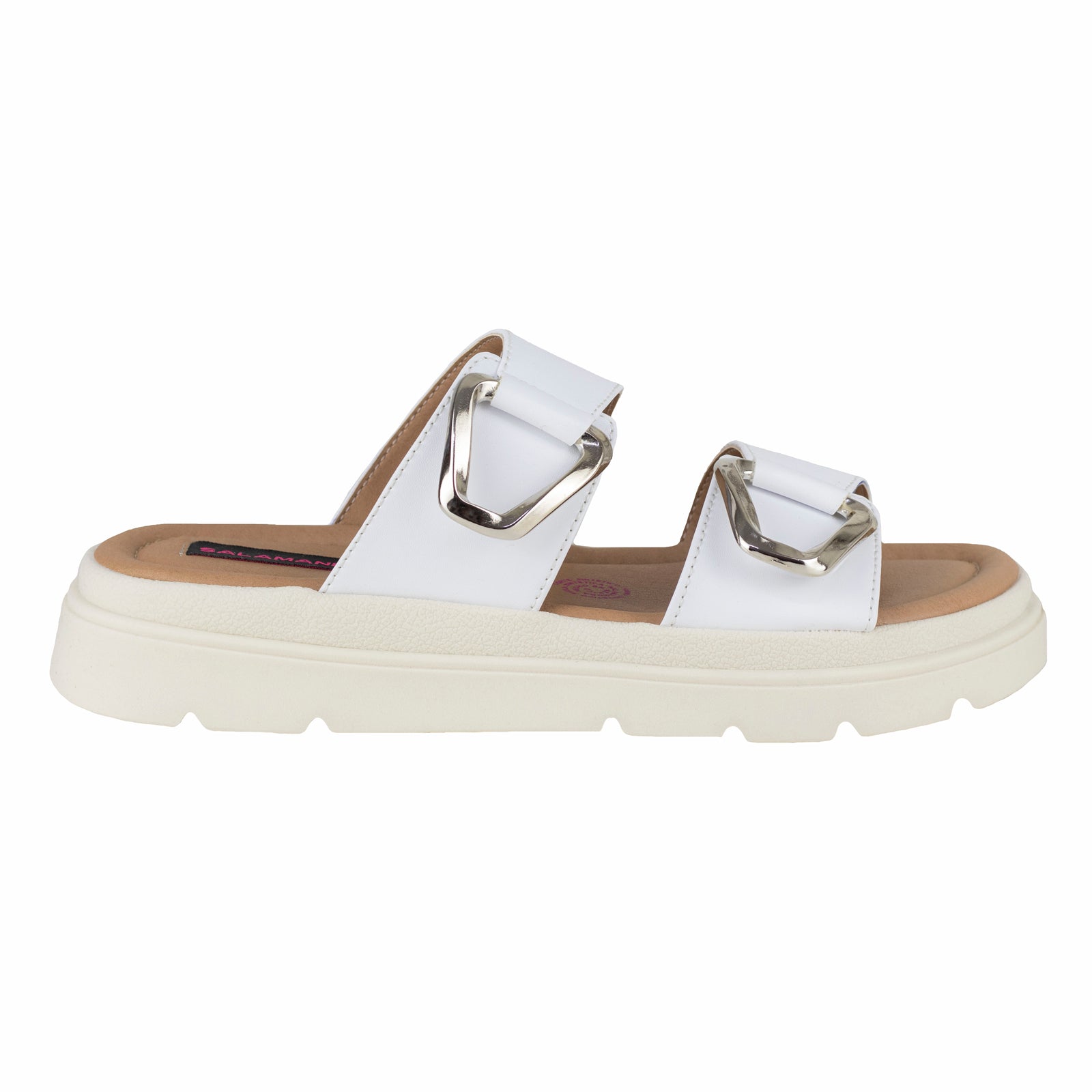 Sandalia Casual Para Dama Salamandra 315-4037 Blanco