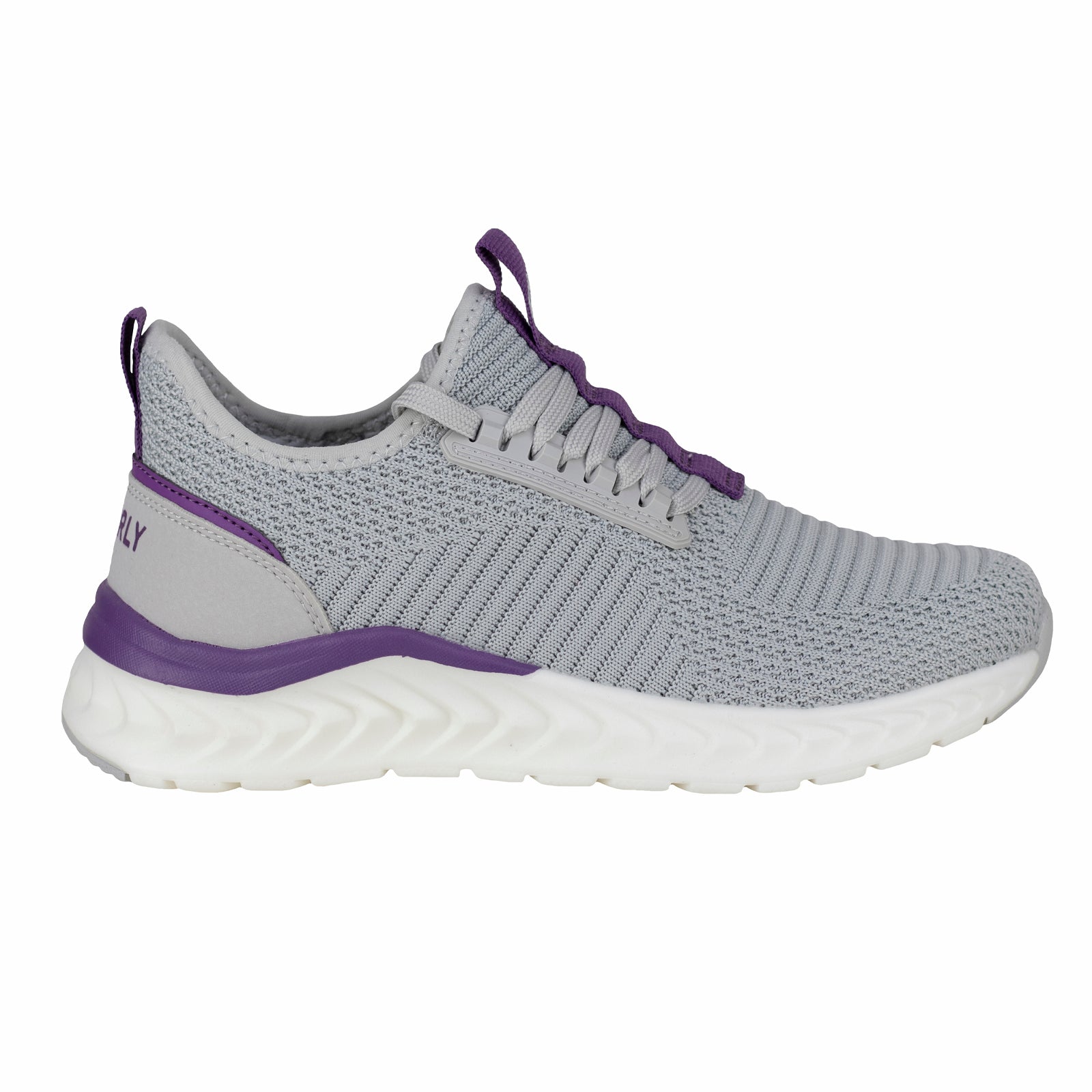 Tenis Running Para Dama Charly 1059220 Gris/Morado