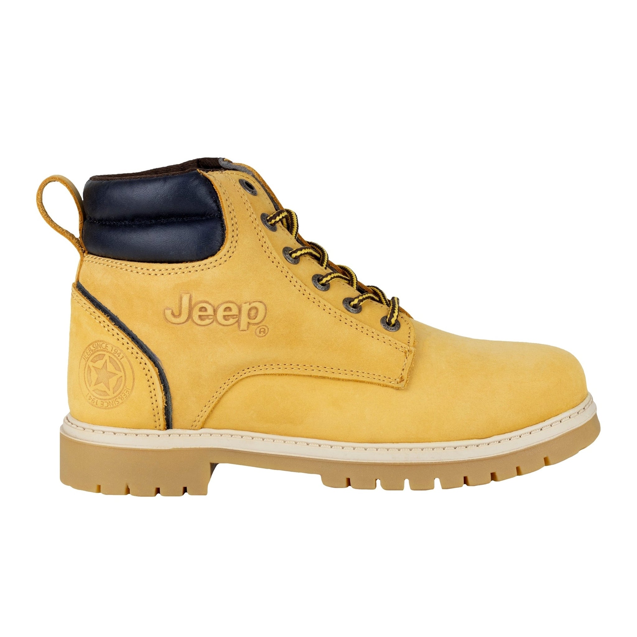 Bota Casual Hombre Jeep 3822 Nobuck Miel