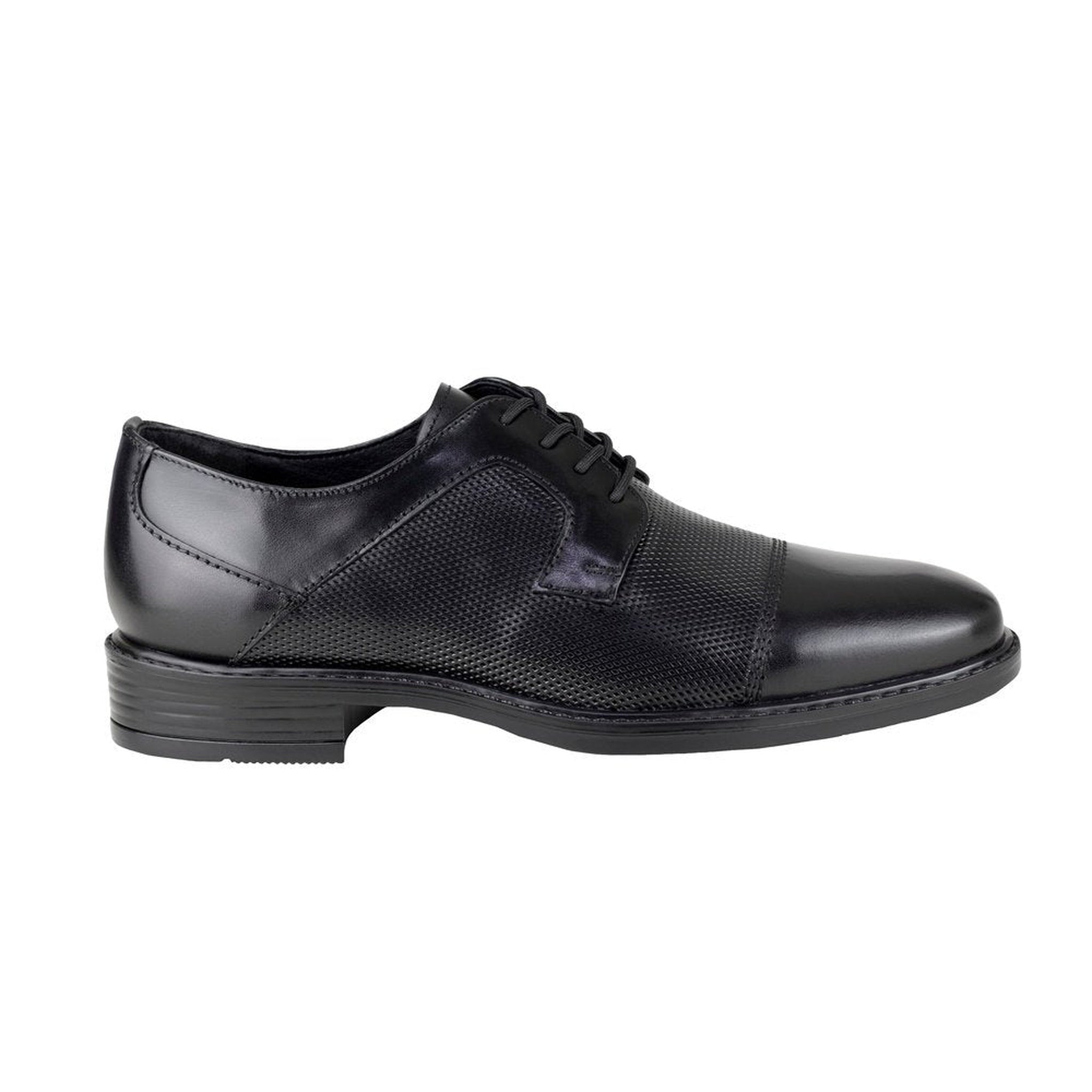 Zapatos Derby Hombre Gino Cherruti 225 Negro Piel Vestir