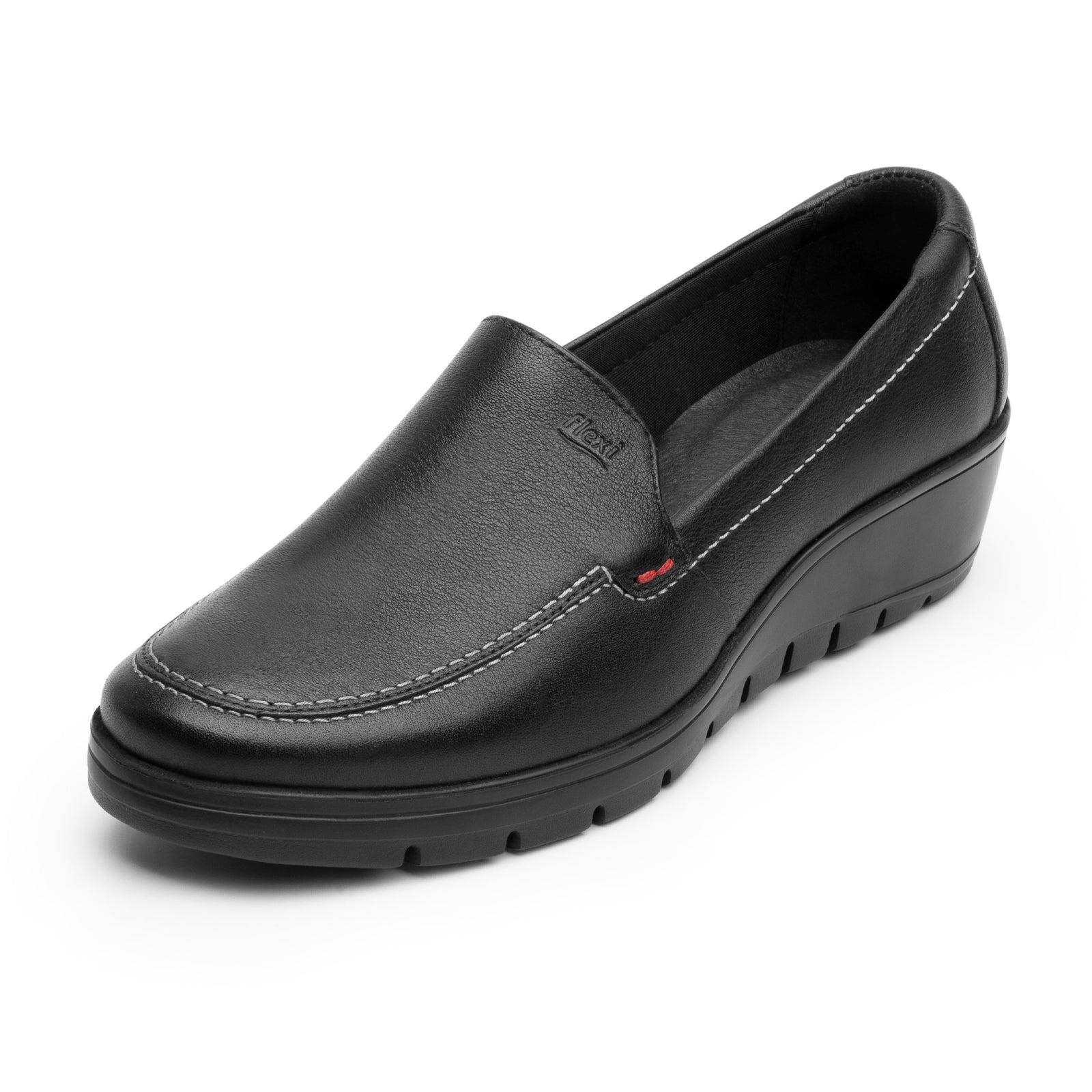 Loafer Con Plataforma Para Dama Flexi Cataleya 104806 Negro