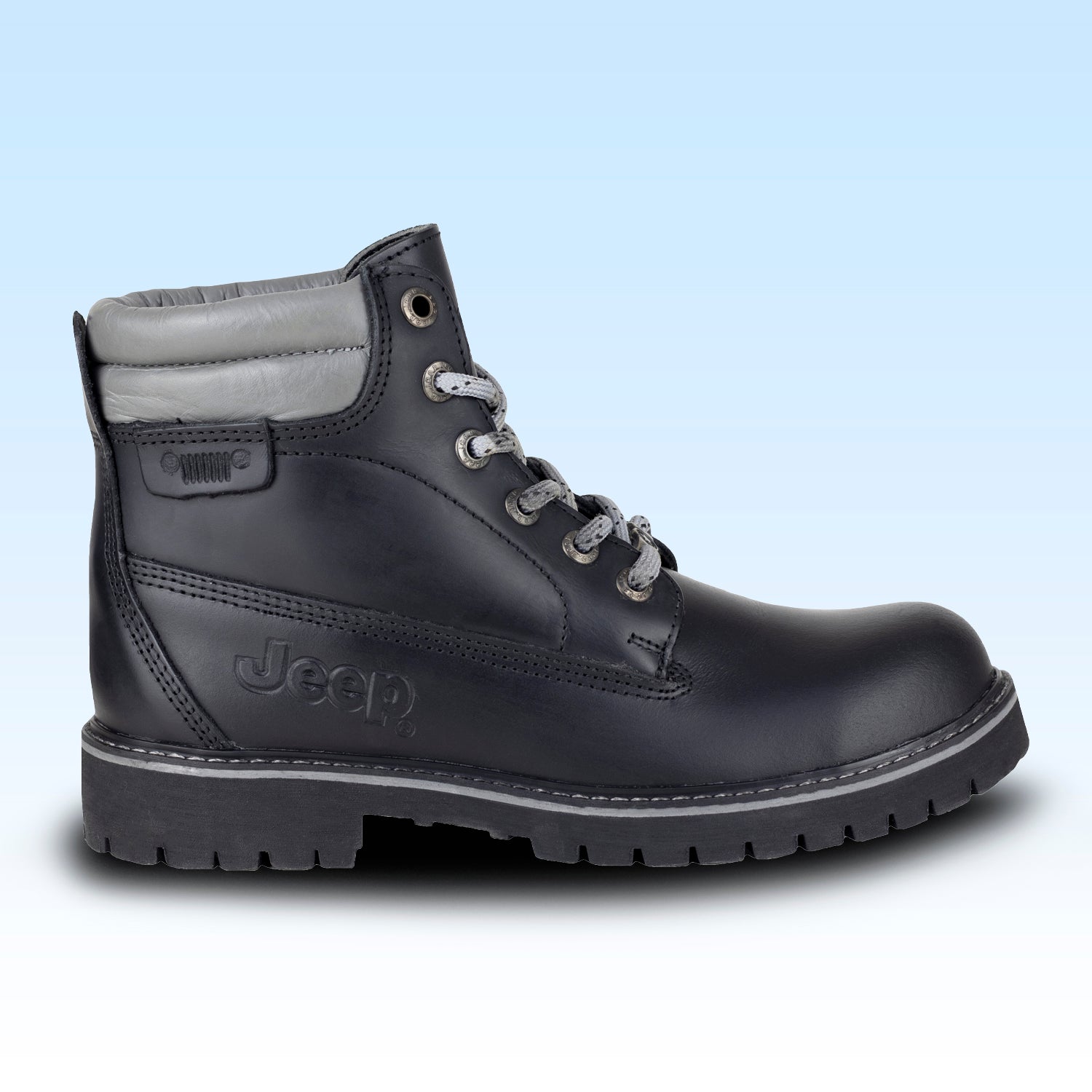 Bota Industrial Tipo II (PP) Dama Jeep Fleetvan 10750 Crazy Negro