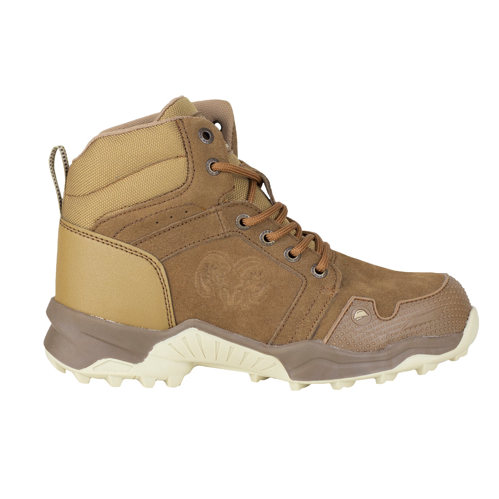 Bota de Seguridad Casco Acero Para caballero New RAM 9301 Coyote
