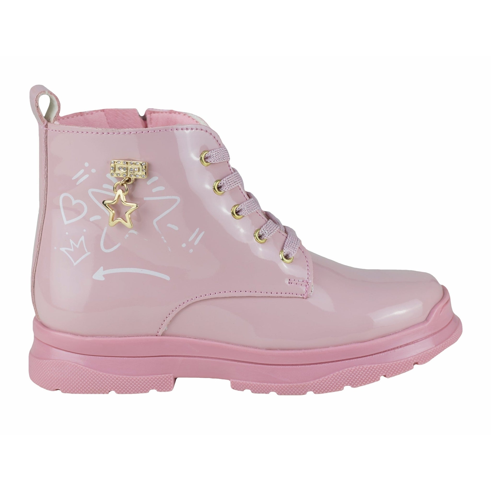 Bota Urbana Karsten Niña 50001-2C Rosa Charol 15-21