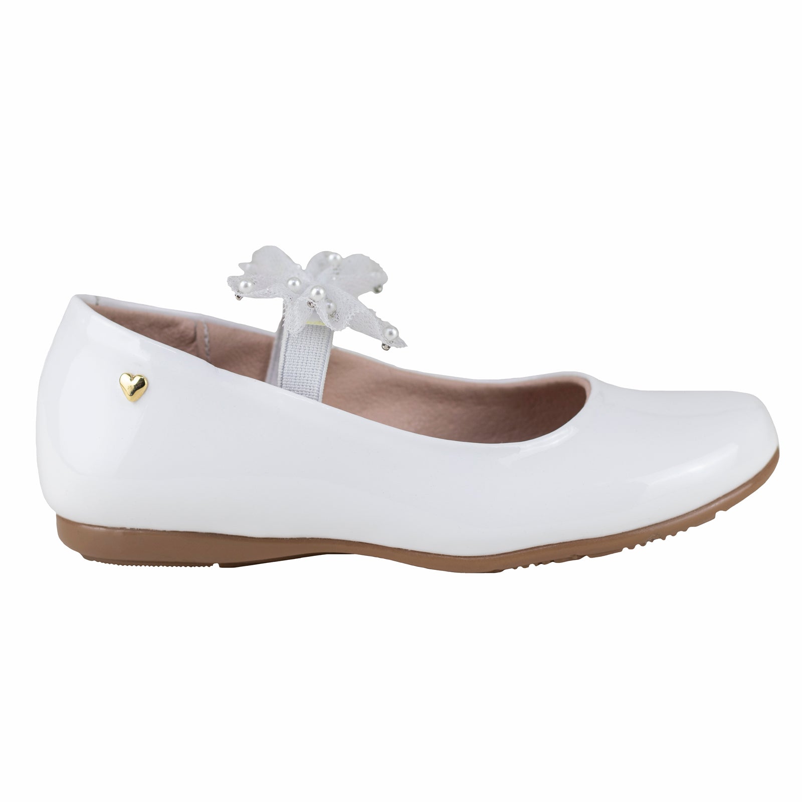 Ballerina Karsten Niña 56237-46C Blanco Charol 17.5-21