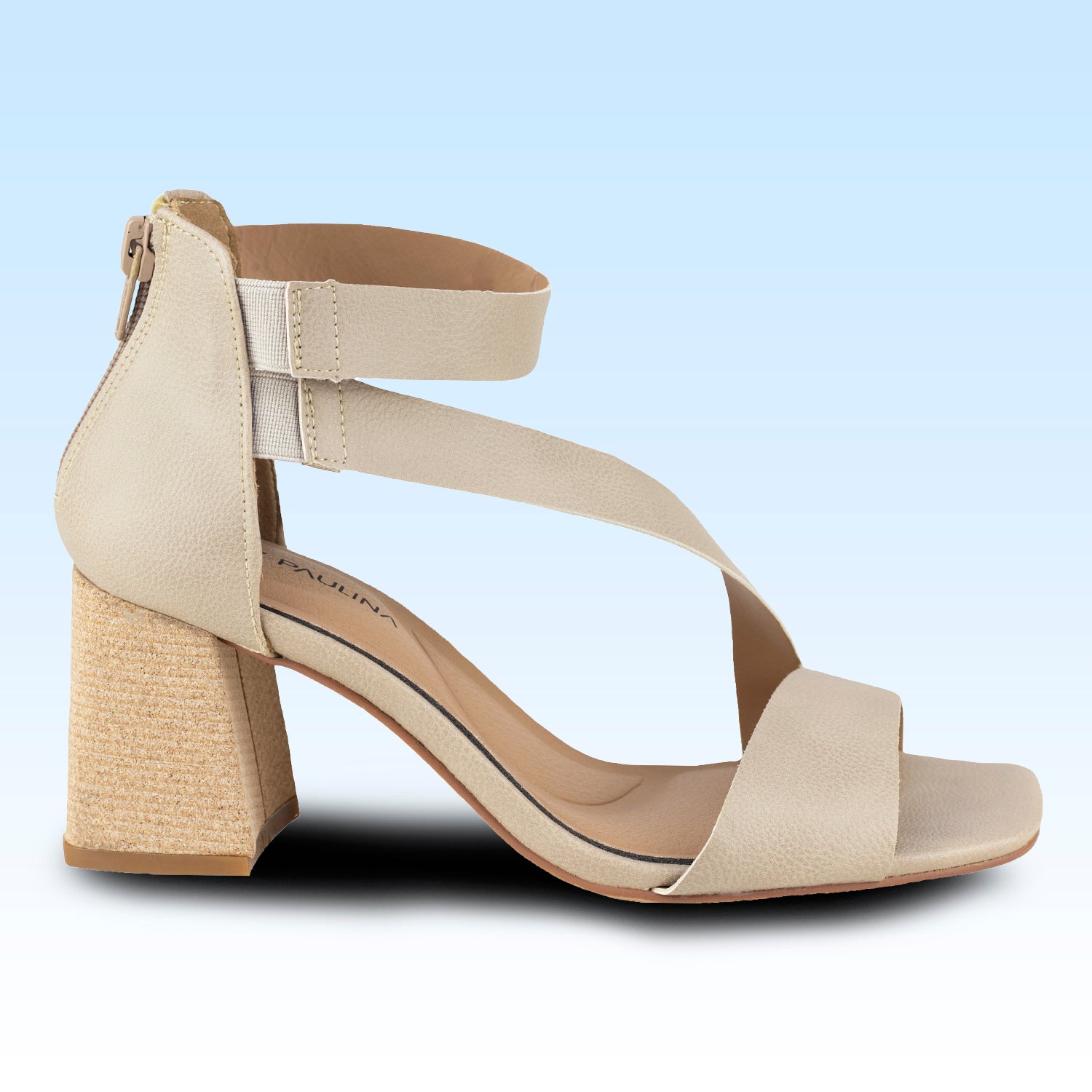 Sandalia Con Tacón Para Dama Lady Paulina 24328 Rato