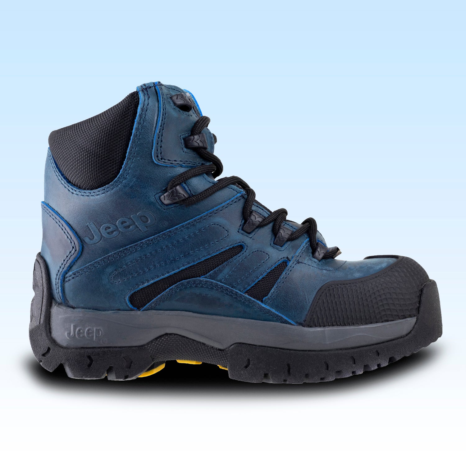 Bota Industrial Dieléctrica Tipo II + III (PP+D) Caballero Jeep 3567 Azul