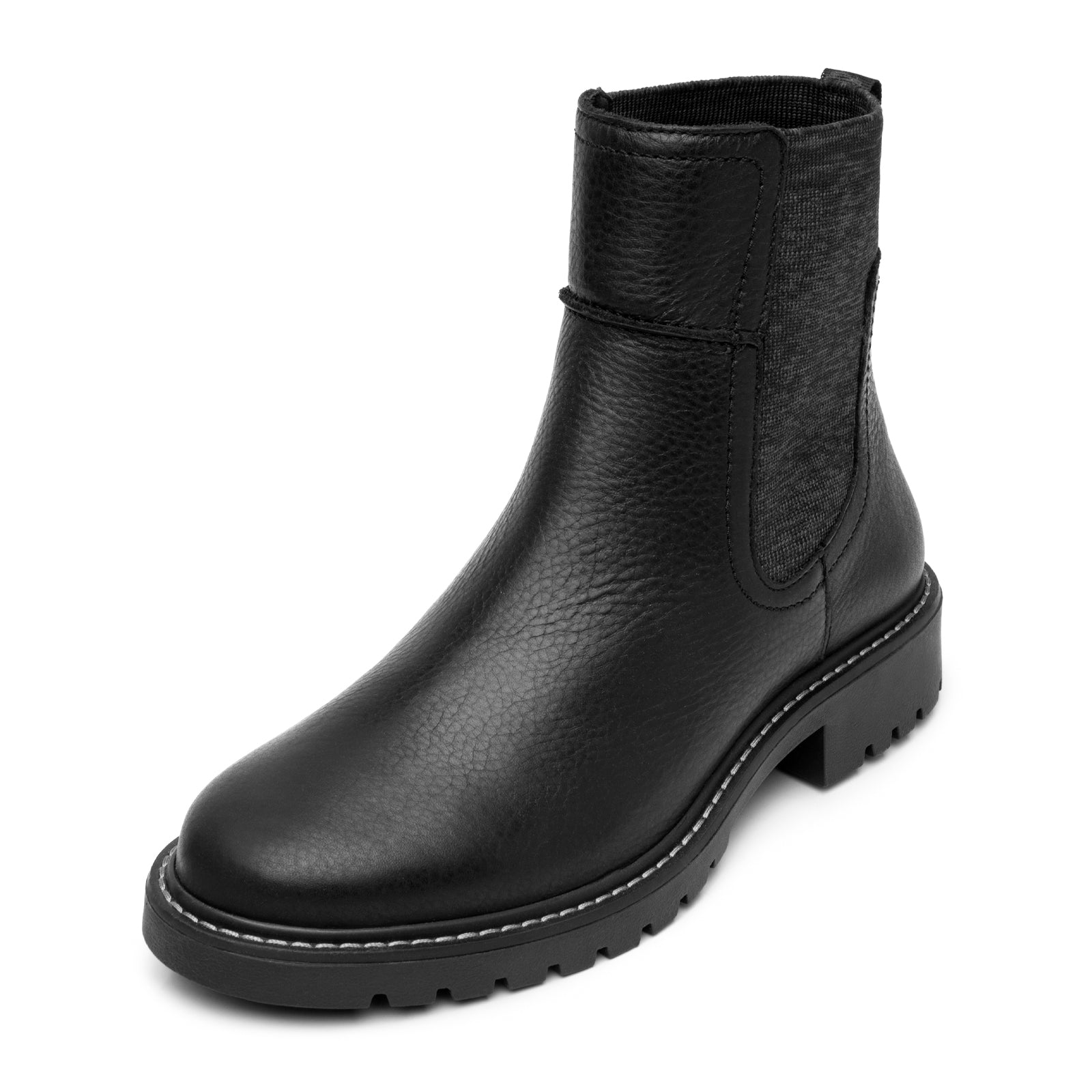 Botín Chelsea Cómodos Casual Para Dama 37825 Negro
