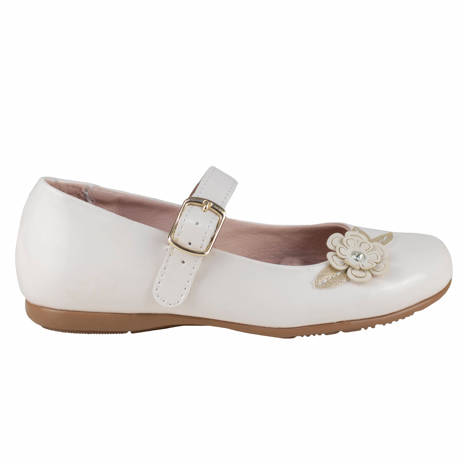 Ballerina Karsten Niña 56237-41A Hueso Charol 17.5-21