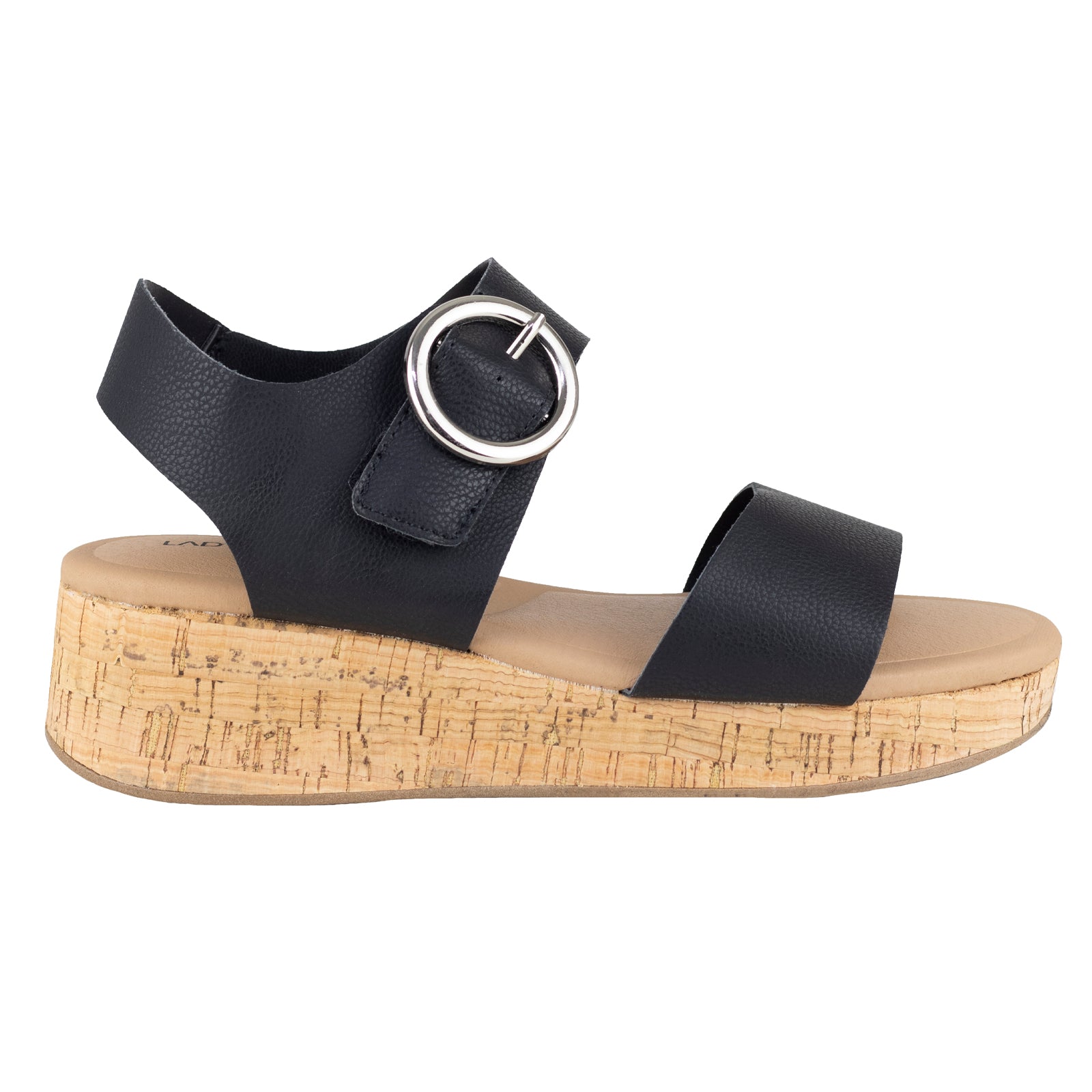Sandalia Casual Para Dama Lady Paulina 38501 Negro