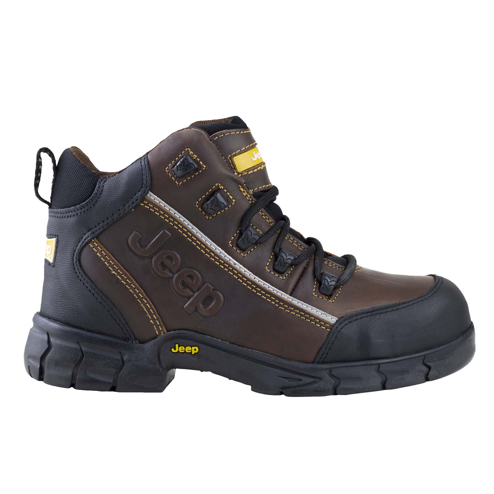 Bota Industrial Dieléctrica Tipo II + III PP+D Caballero Jeep Gladiator 5101 Café