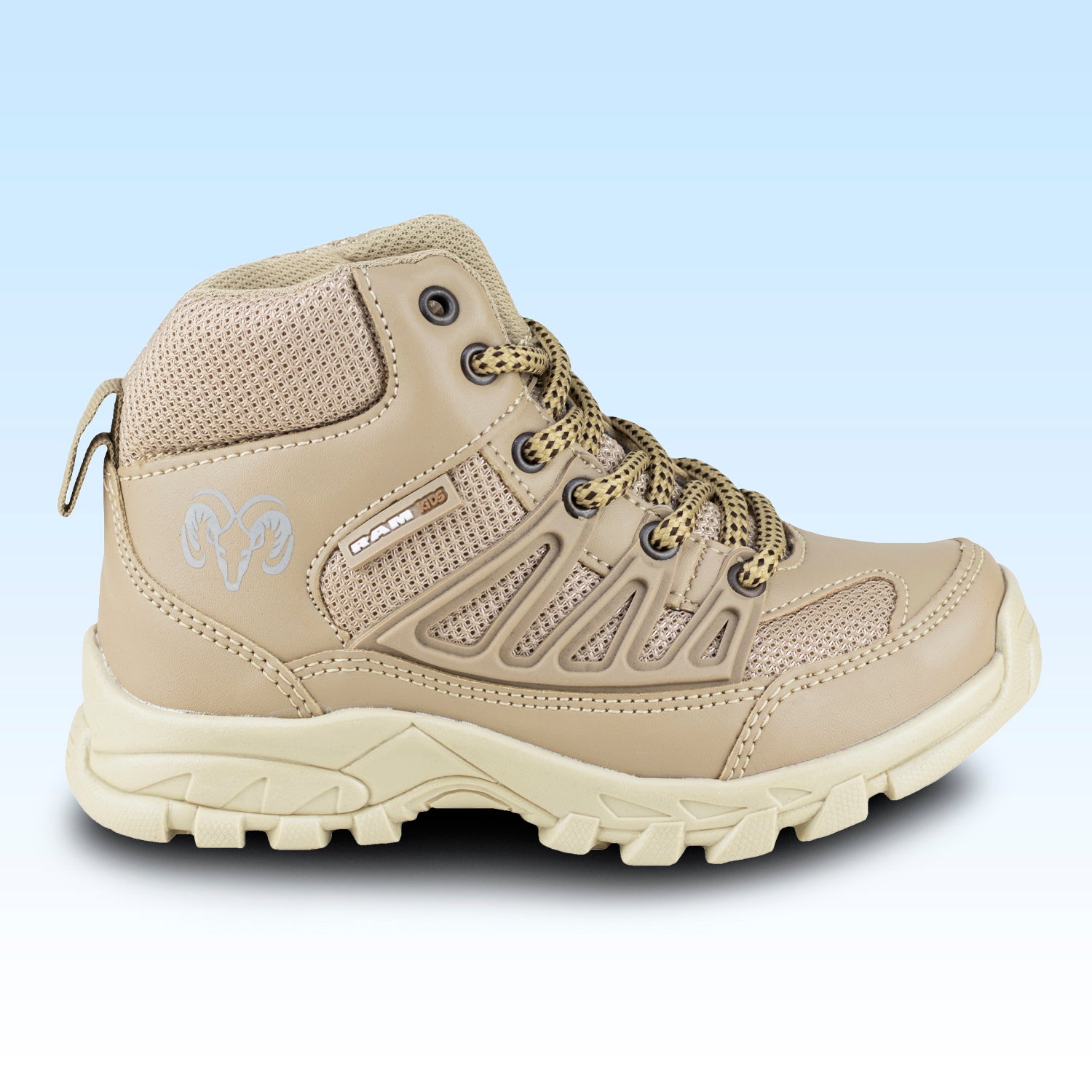 Bota Outdoor Confort Casual Para Niño Ram Kids 546 Beige