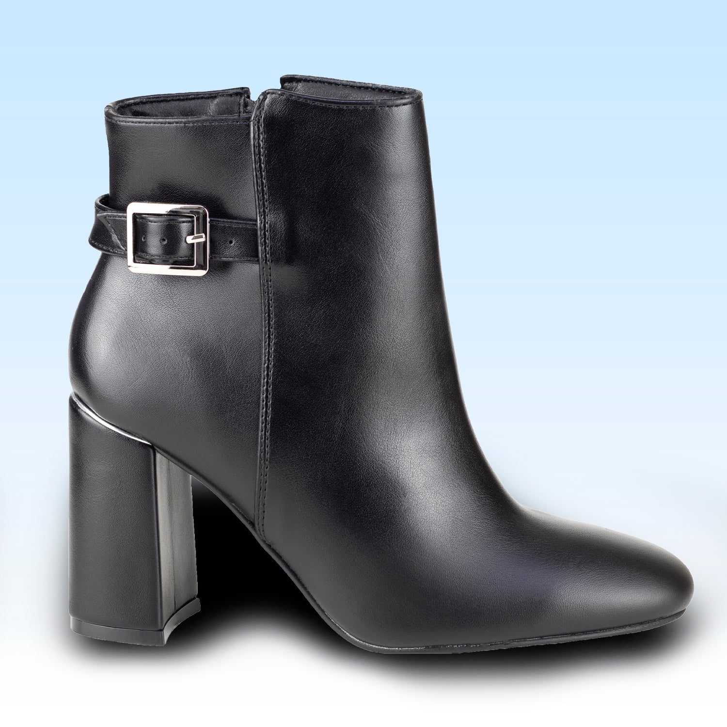 Botín Dama Tacón Bajo Para Mujer Lady Paulina 10508 Negro